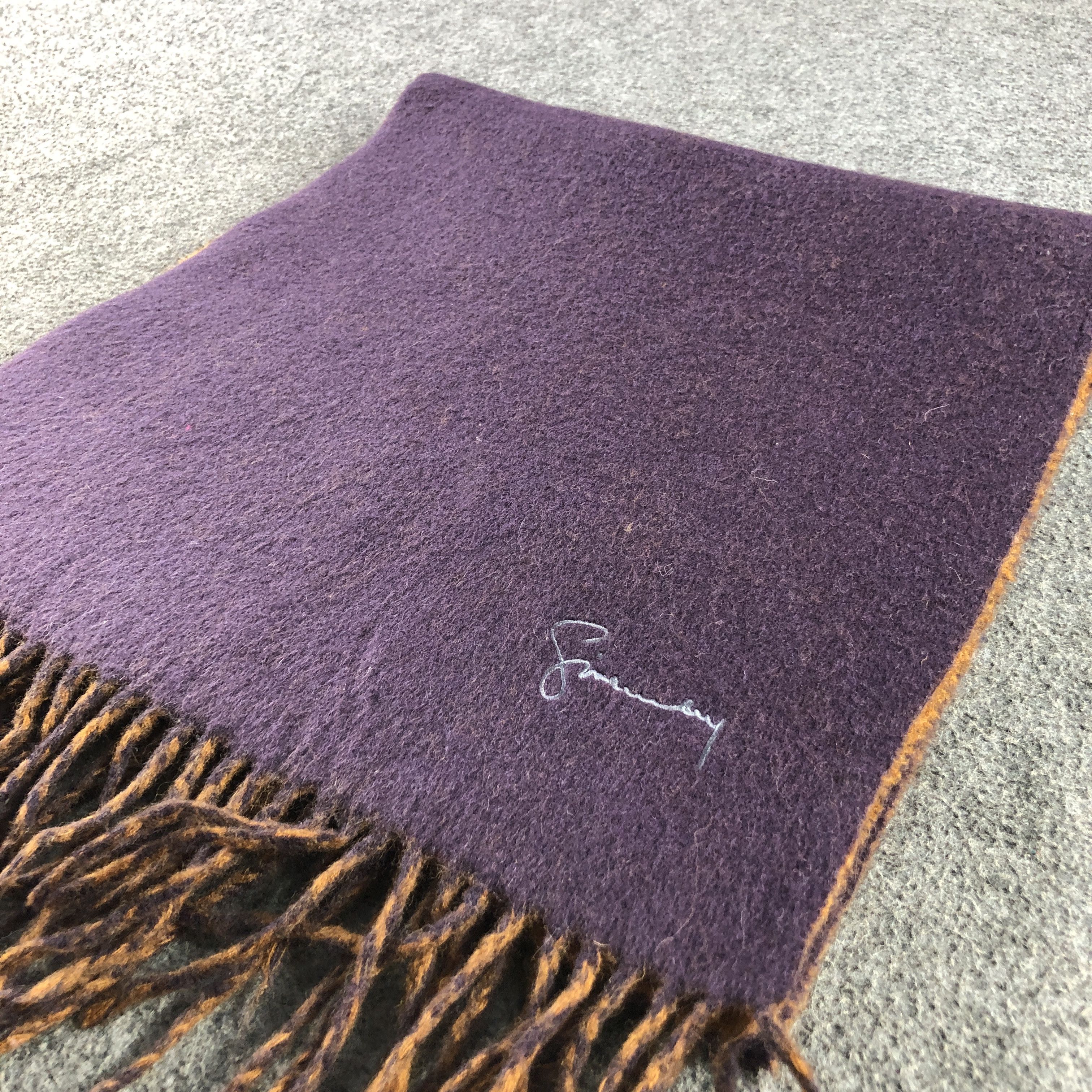 Japanese Brand Givenchy Wool Scarf Muffler V2860 Size ONE SIZE - 3 Thumbnail