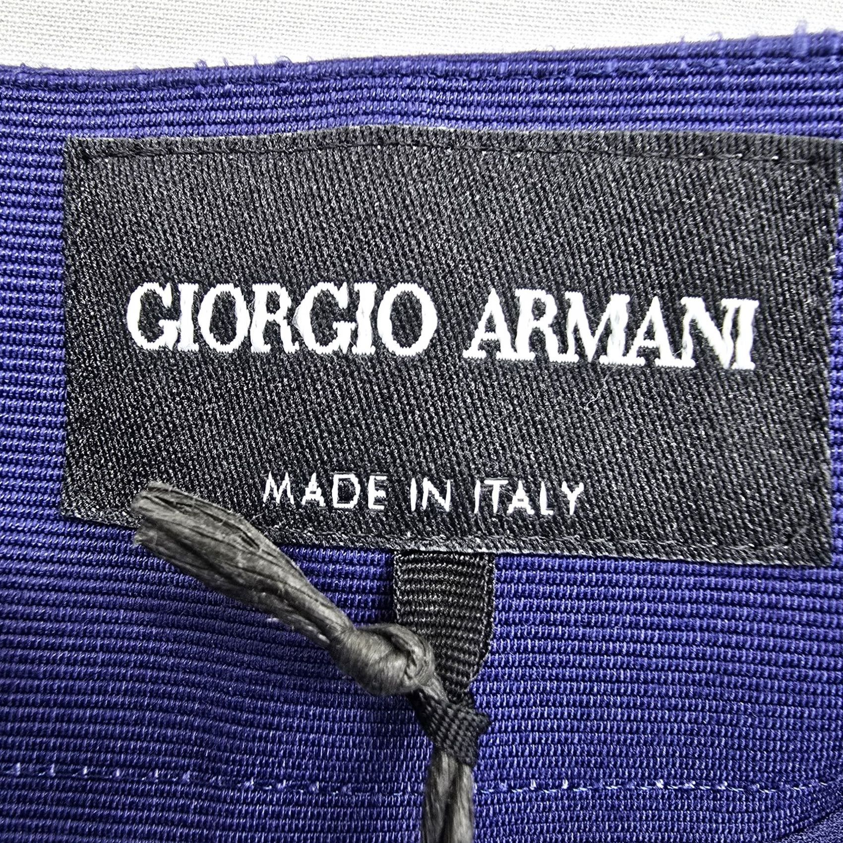 Giorgio Armani Giorgio Armani Women's Navy Wide Leg Silk Trousers 38 BNWT XS? Size ONE SIZE - 3 Thumbnail