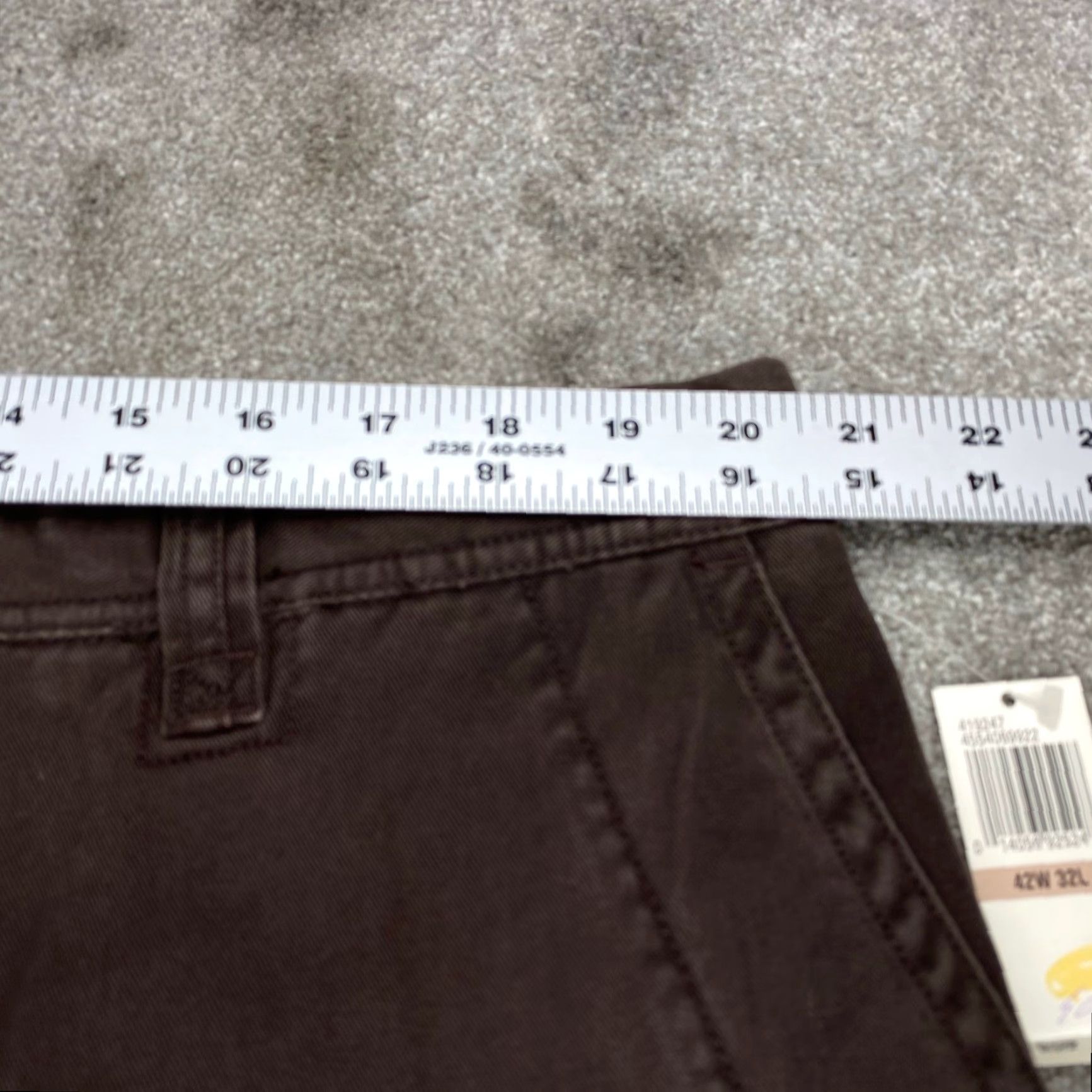Izod NWT Izod Cargo Pants Mens 42x27 Brown Rock Washed Metrix Fit Pockets Cargo Straight Mens 42 Brown Izod Rock Washed Metrix Fit Casual Pants Size US 42 / EU 58 - 6 Thumbnail