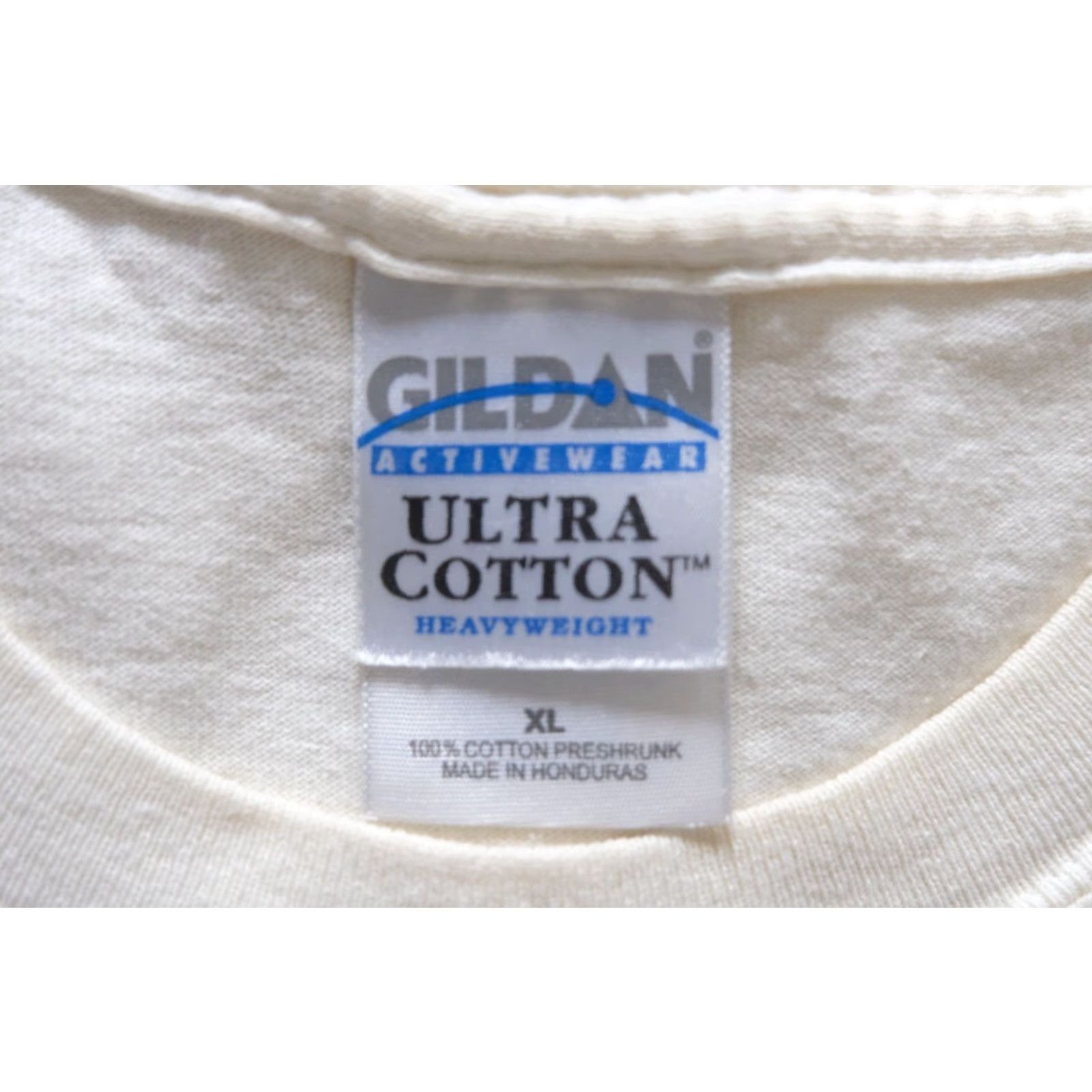 Gildan VINTAGE Gildan T-Shirt LAS VEGAS USA 90s Y2K RETRO 100% COTTON GRAPHIC TAN XL Mens Shirts Size US XL / EU 56 / 4 - 6 Thumbnail