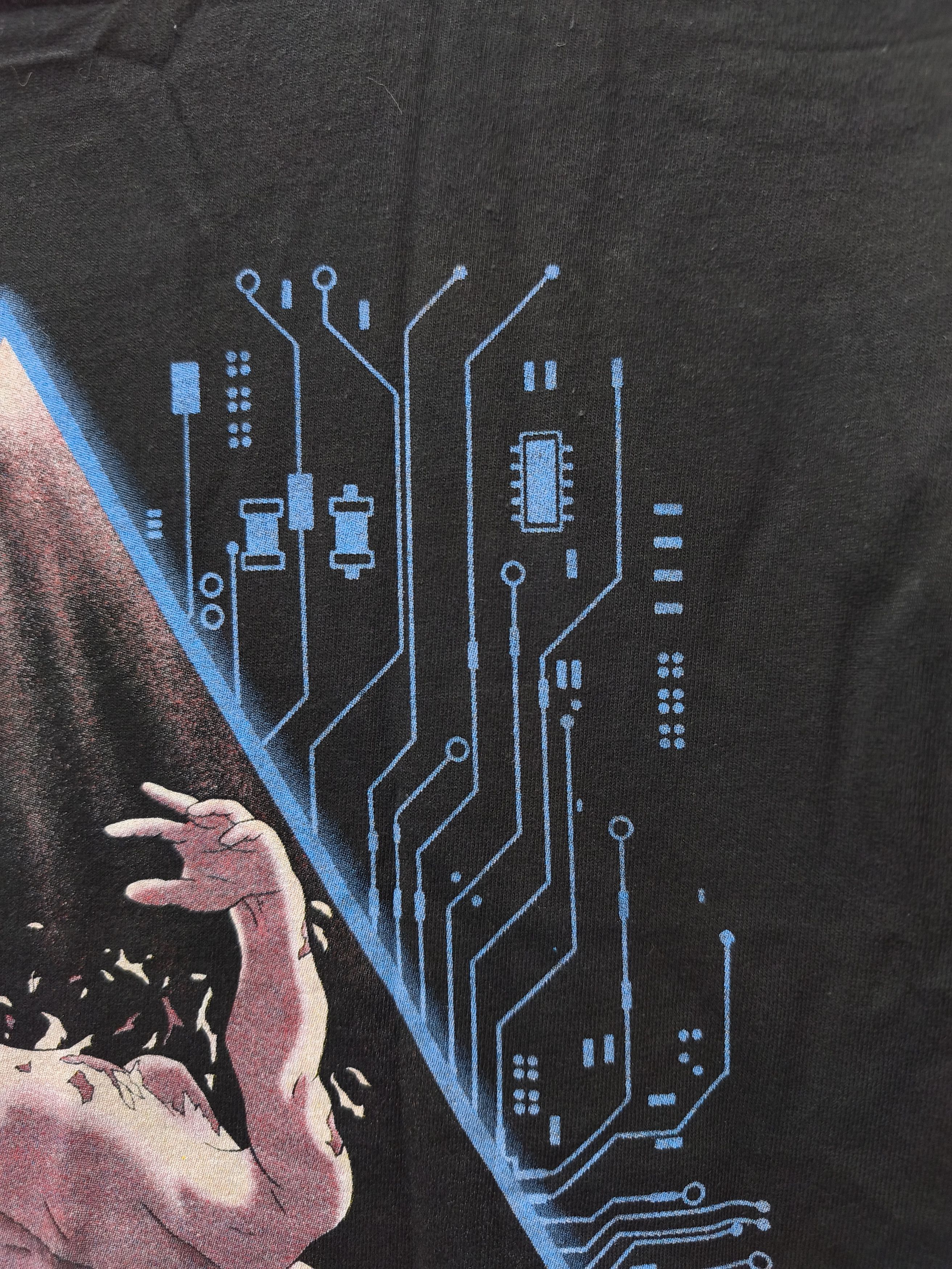 Anime Ghost In The Shell Around The Cyborg T-shirt Size US XL / EU 56 / 4 - 11 Thumbnail