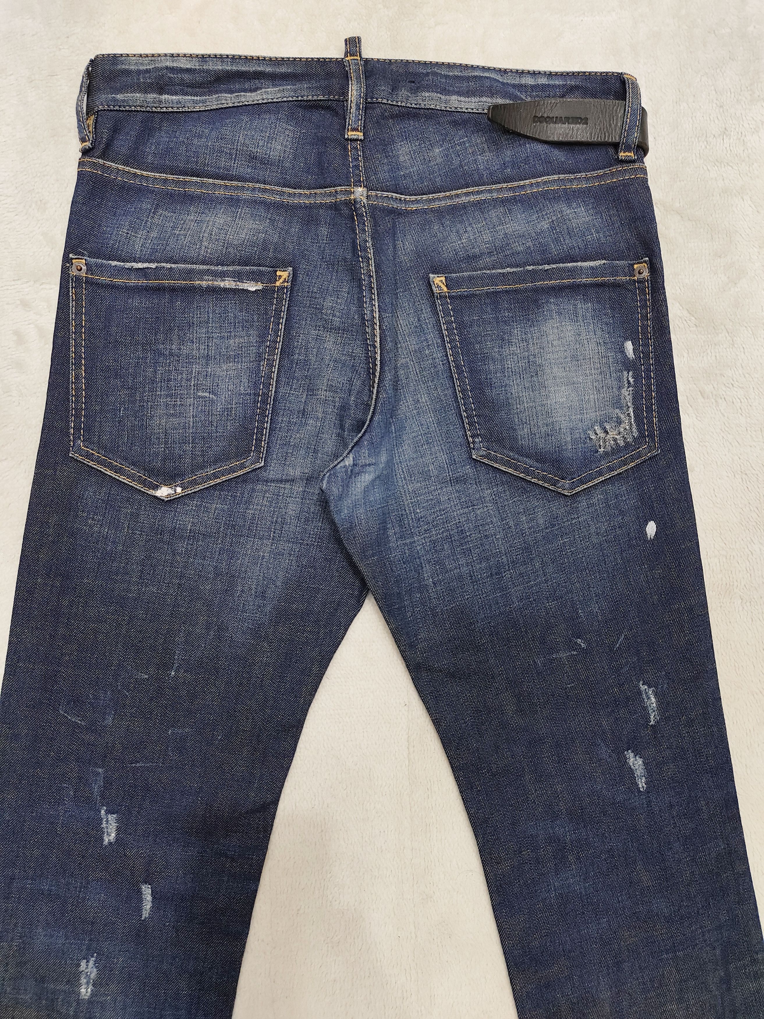 Dsquared2 Dsquared2 🇨🇦 DDC2 Cargo Pacth Distressed Utility Jeans Size US 31 - 6 Thumbnail
