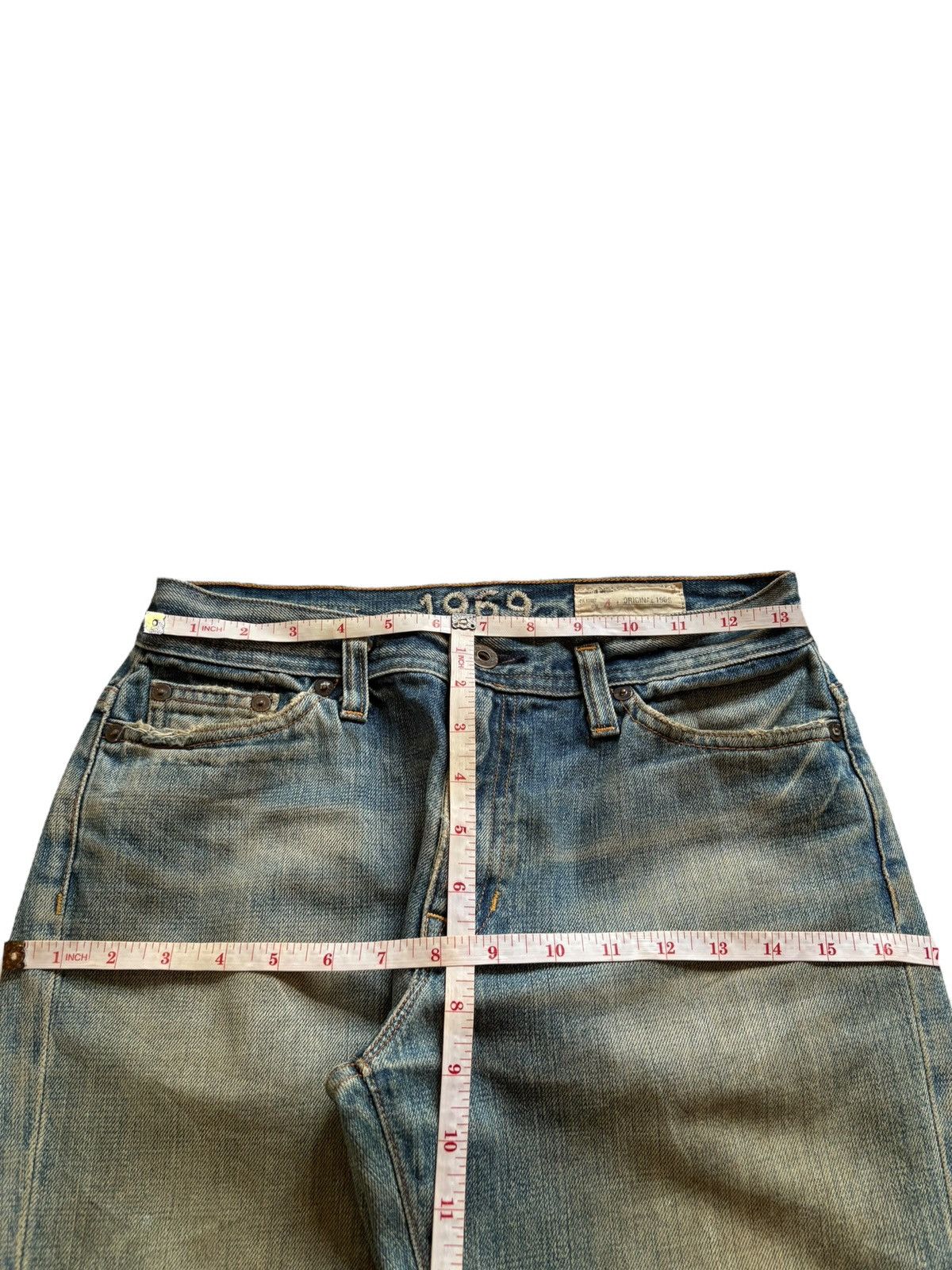 Gap Vintage Gap Tactical Patch Rusty Mud Wash Rip Flare Jeans Size US 27 - 13 Thumbnail