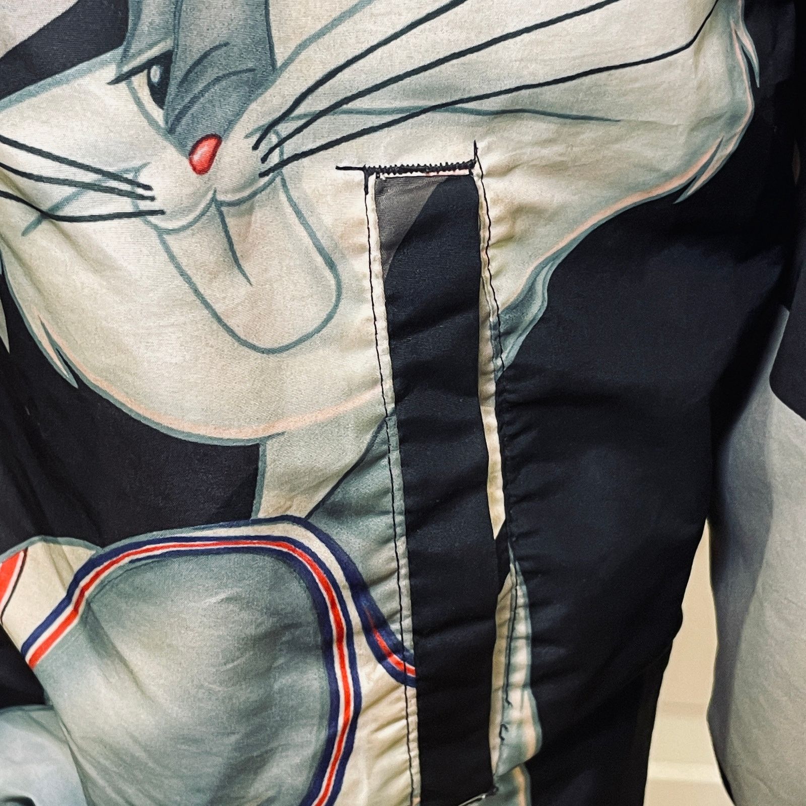 Members Only Members Only Space Jam Bomber Jacket - Unisex L - Black Size US L / EU 52-54 / 3 - 8 Thumbnail