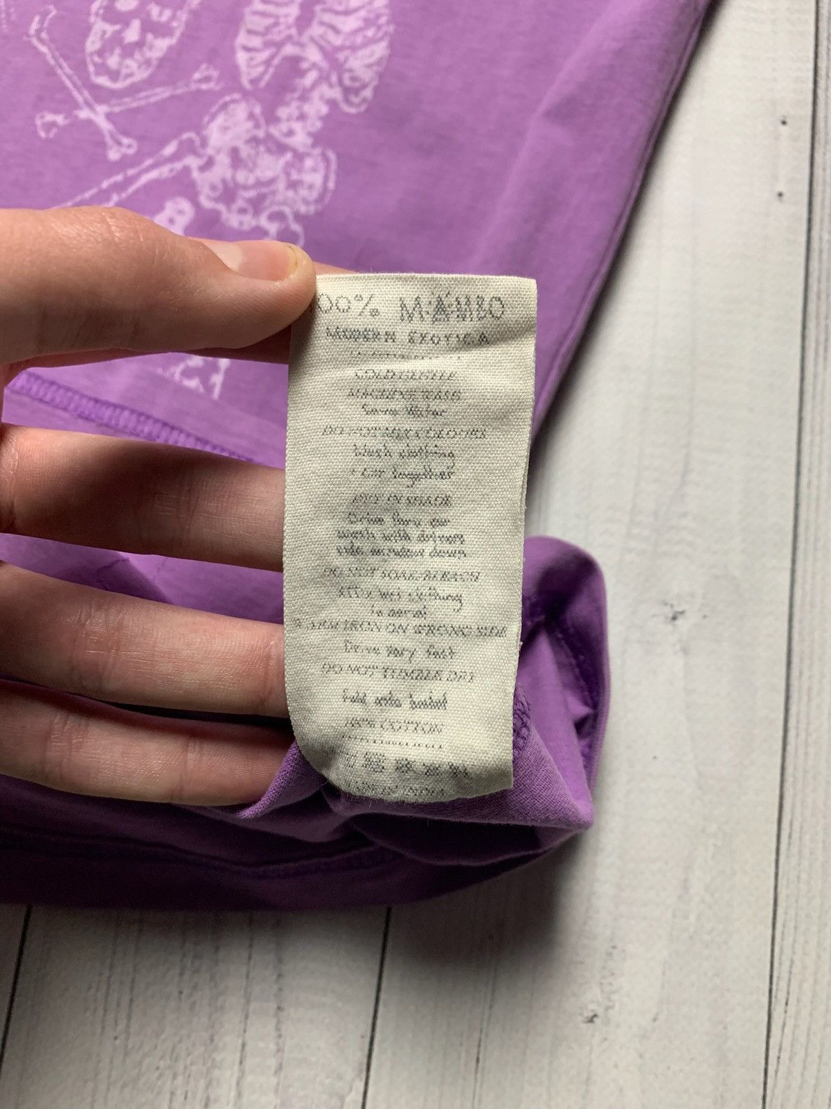 Mambo × Vintage Vintage Mambo tee big logo size L purple rare Size US L / EU 52-54 / 3 - 6 Thumbnail