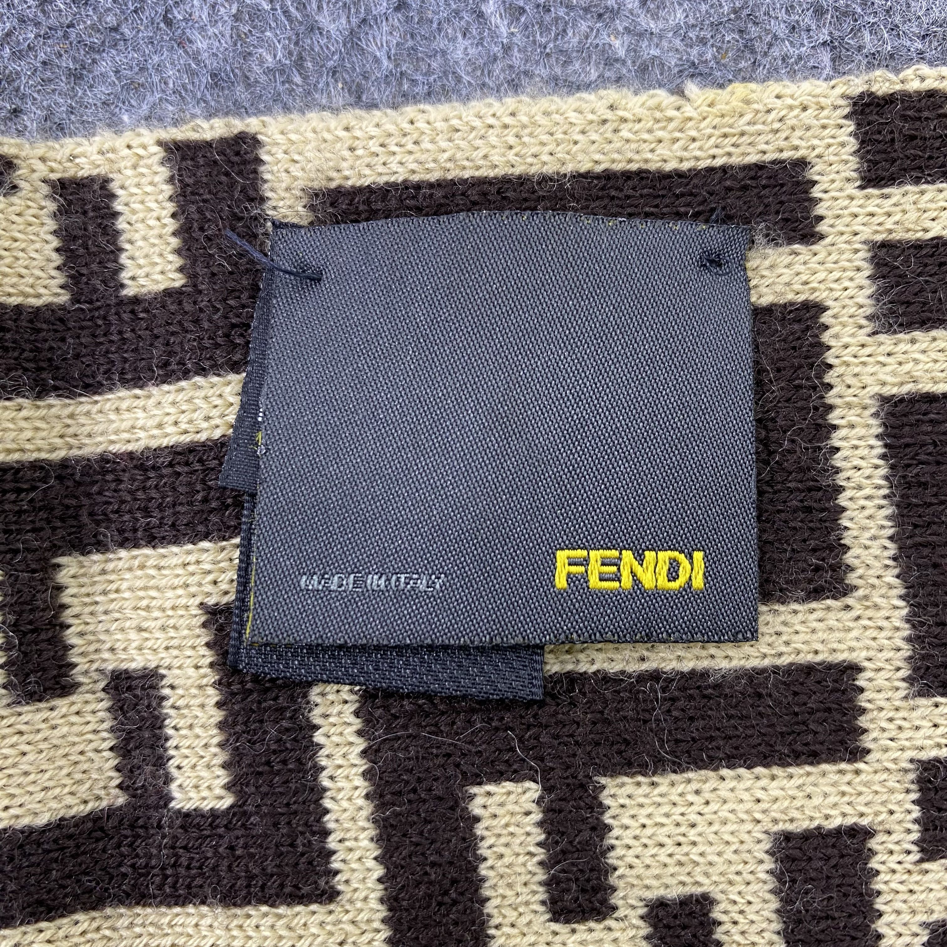 Fendi Fendi Monogram Scarf / Muffler / Neckwear-K088 Size ONE SIZE - 7 Thumbnail