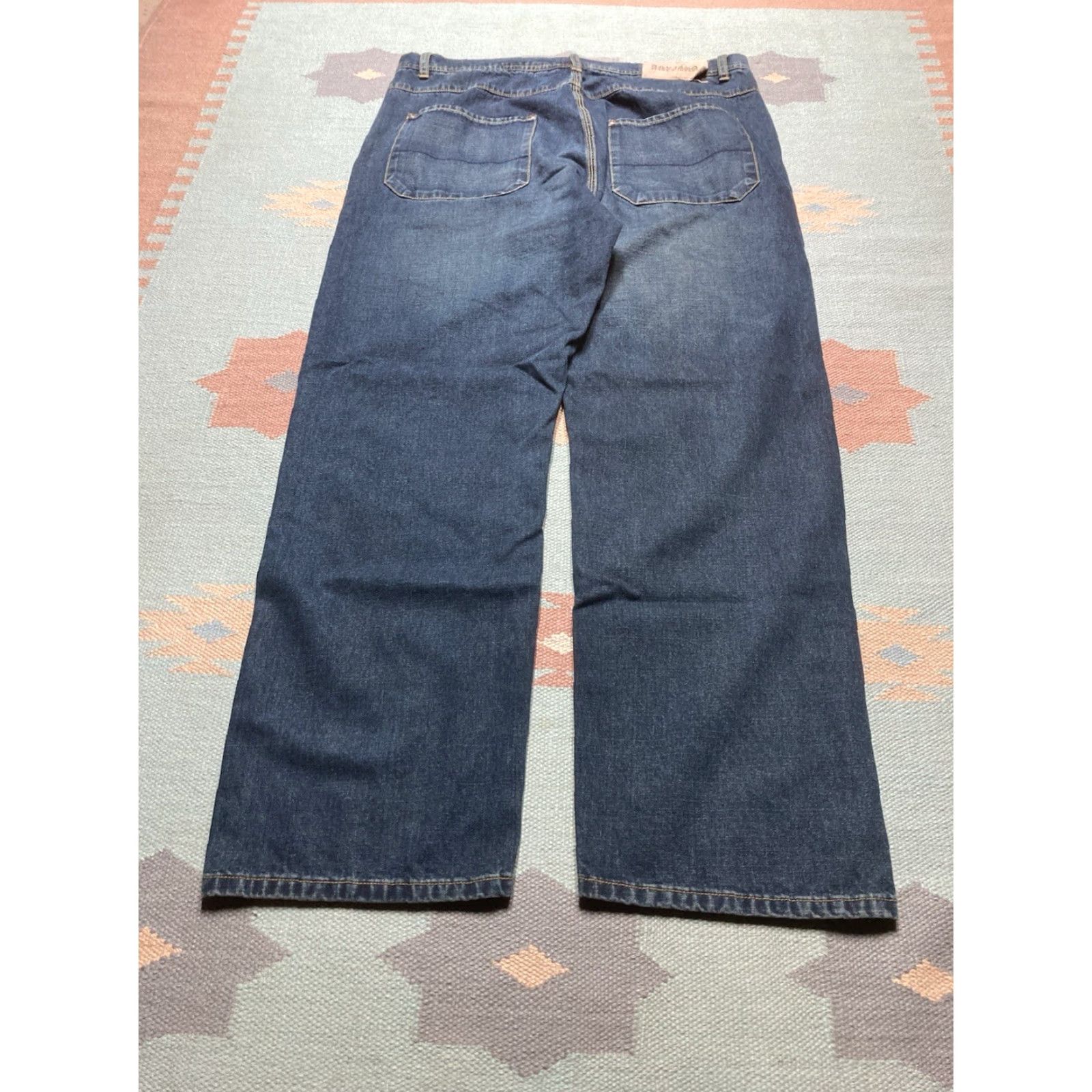 Nautica Vintage Y2K Nautica Wide Leg Dark Wash Jeans 38 Regular Blue User: Vintage Y2K Nautica Wide Leg Dark Wash Jeans Size 38 Regular Blue Size US 38 / EU 54 - 2 Thumbnail
