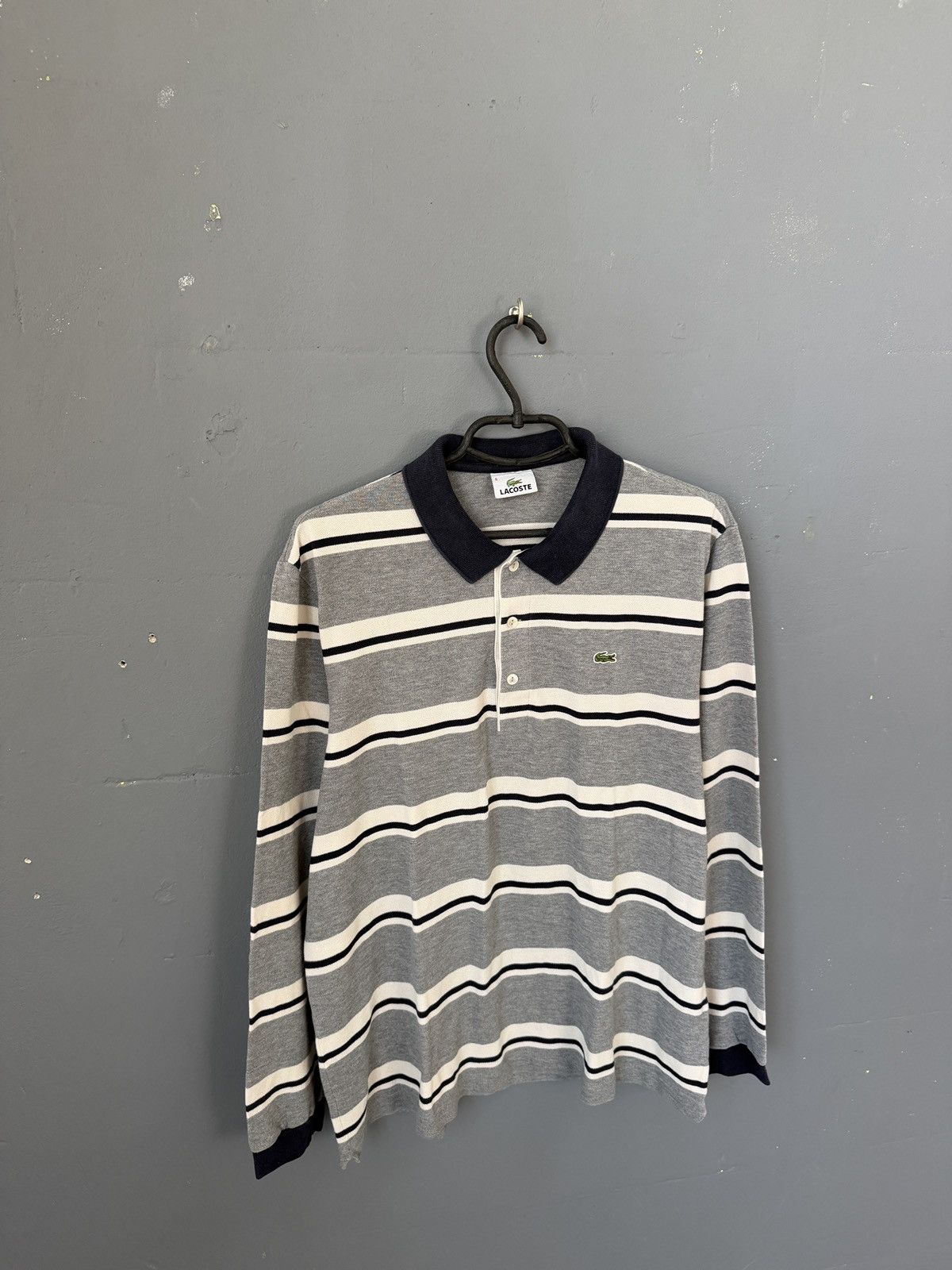 Lacoste Lacoste long sleeve striped rugby size L Size US L / EU 52-54 / 3 - 2 Thumbnail