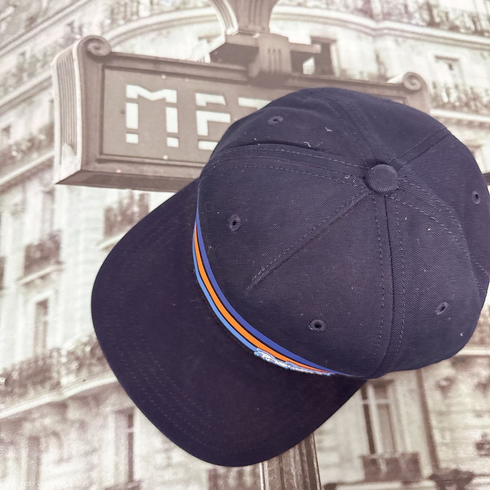 Coach Coach C0978 Cotton Wide-Brim Hat Horse and Carriage Patch Size ONE SIZE - 4 Thumbnail