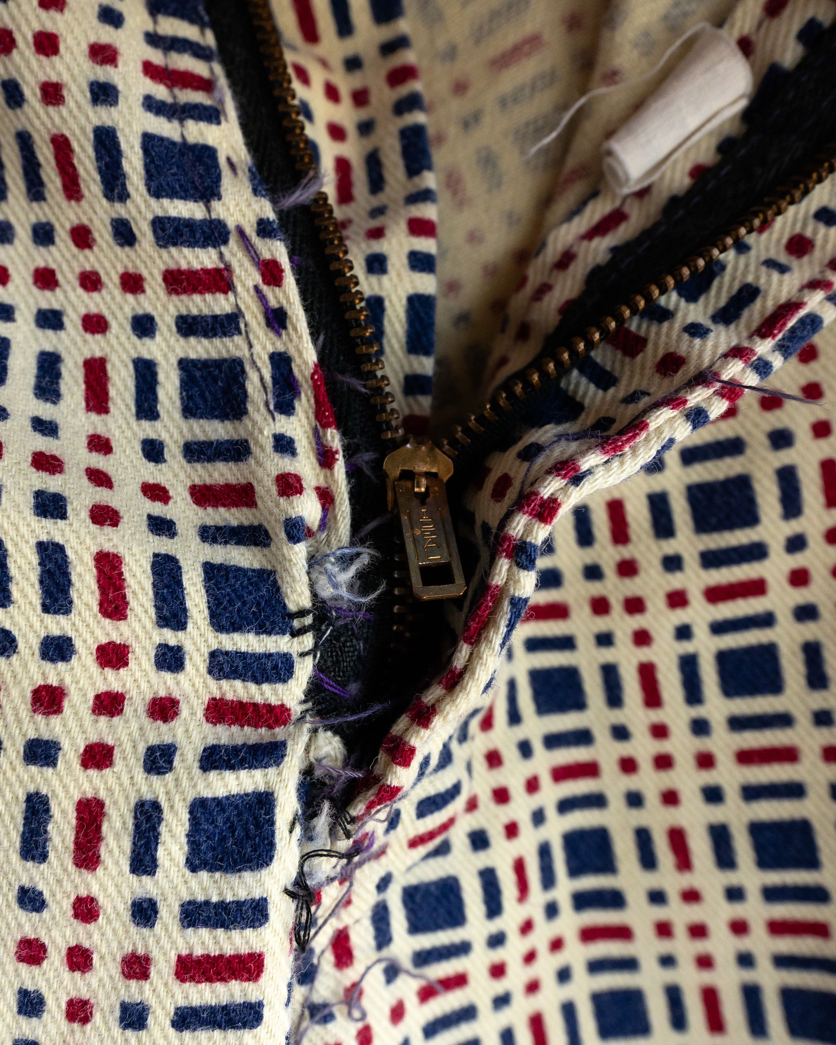 Vintage Vintage 1960s Checkered Plaid Bell Bottom Pants Men's 32 Size US 33 - 3 Thumbnail