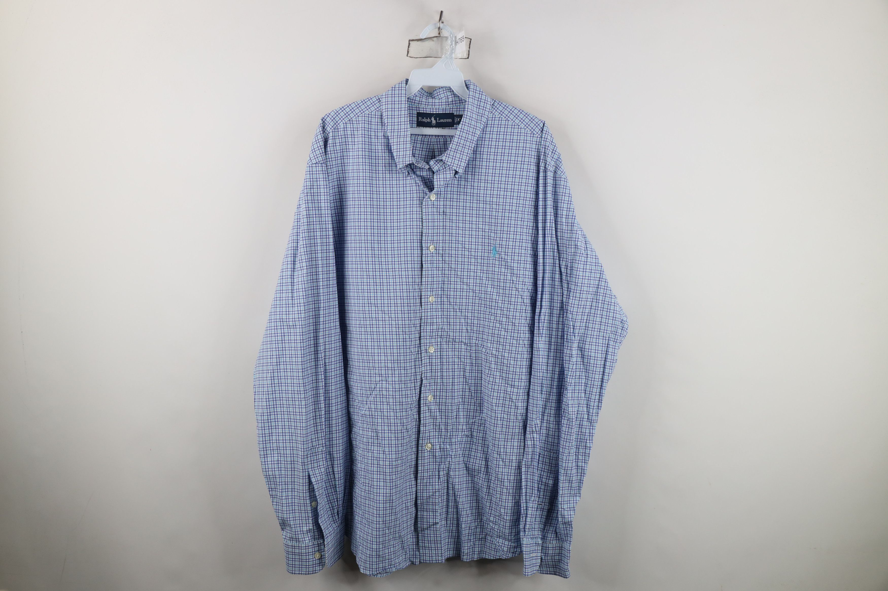 Polo Ralph Lauren Vintage Ralph Lauren Fit Collared Button Down Shirt Plaid Size US XXL / EU 58 / 5 - 1 Thumbnail