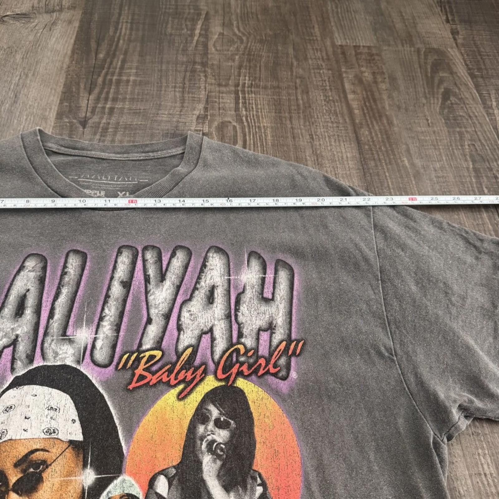 Band Tees BAND TEE • VNTG "Aaliyah" Tee (XL) Size US XL / EU 56 / 4 - 6 Thumbnail