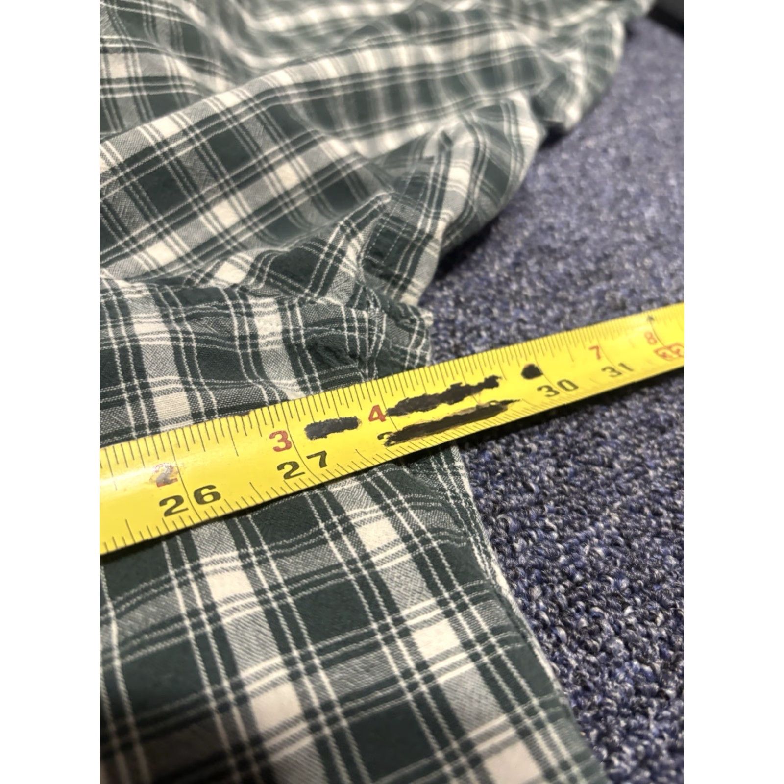 Abercrombie & Fitch VINTAGE Abercrombie & Fitch Shirt Mens XL Green Blue Plaid Flannel Button-Up Collared 90s Outdoor Classic Heavyweight Regular Mens Size US XL / EU 56 / 4 - 3 Thumbnail