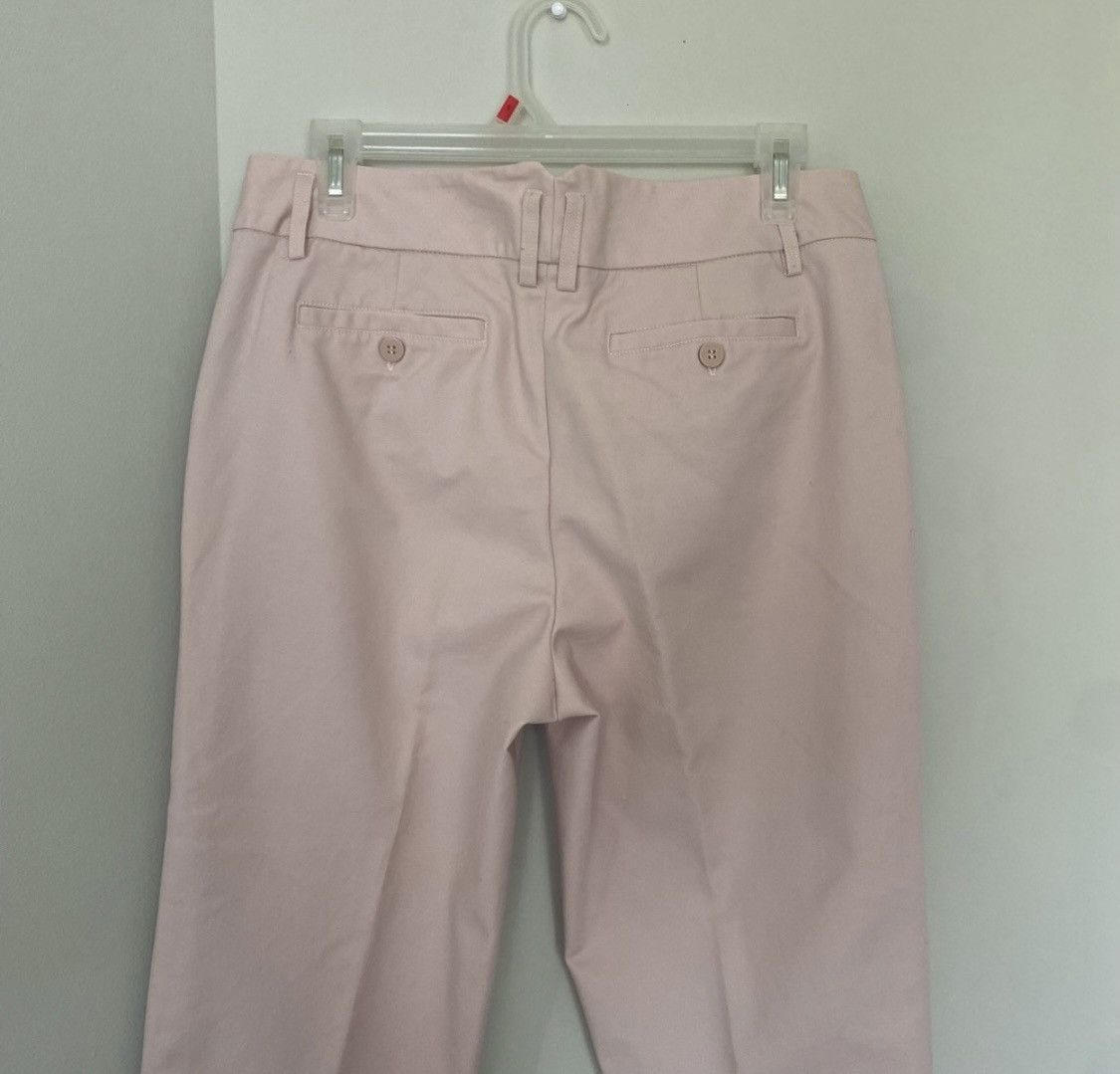 Other LIGHT PINK PLEATED HIGH RISE STRETCH ANKLE PANTS Size 30" / US 8 / IT 44 - 8 Thumbnail