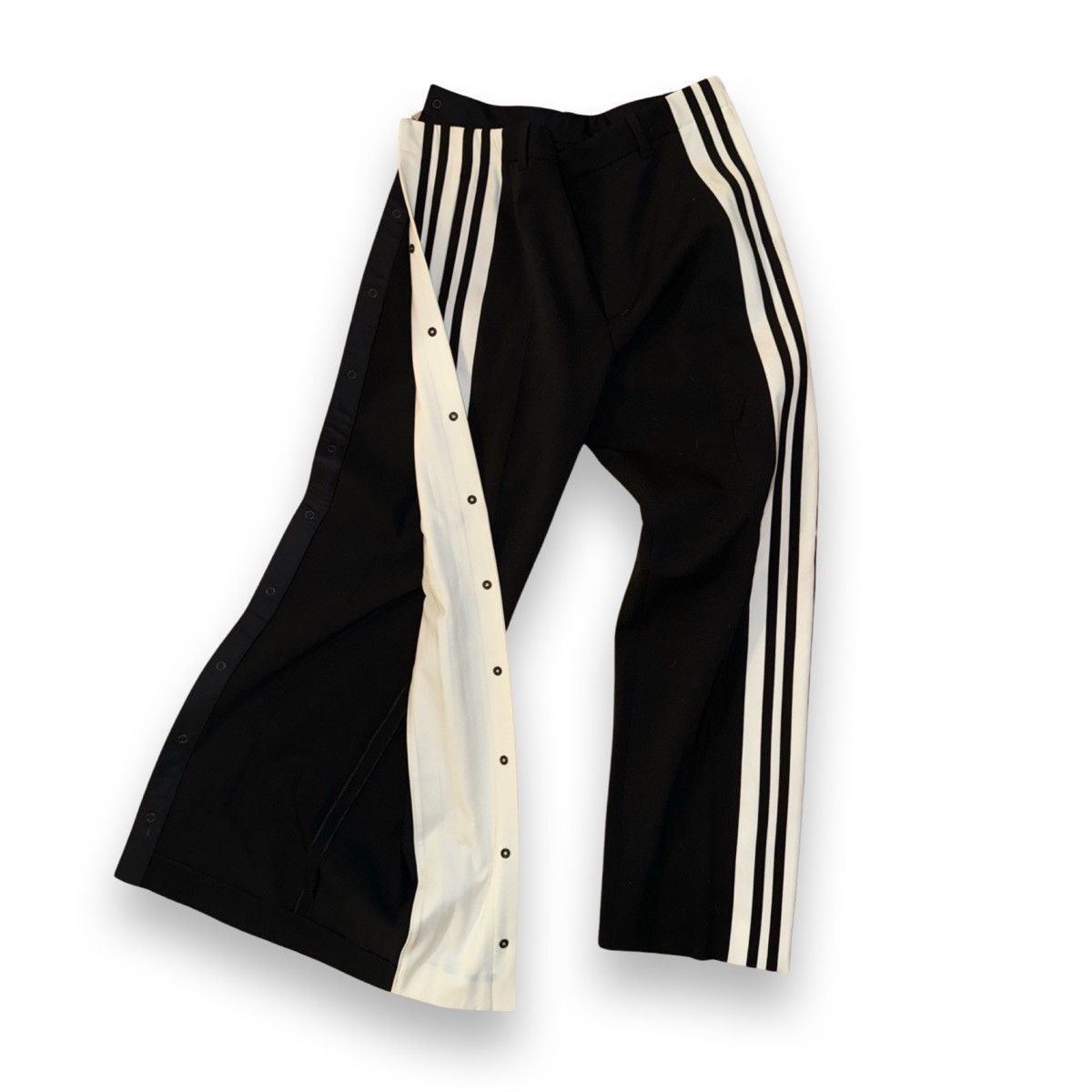 スラックス Balenciaga 2019ss stripe pants Balenciaga SS19 BALENCIAGA Stripe Breakaway Pants | Grailed
