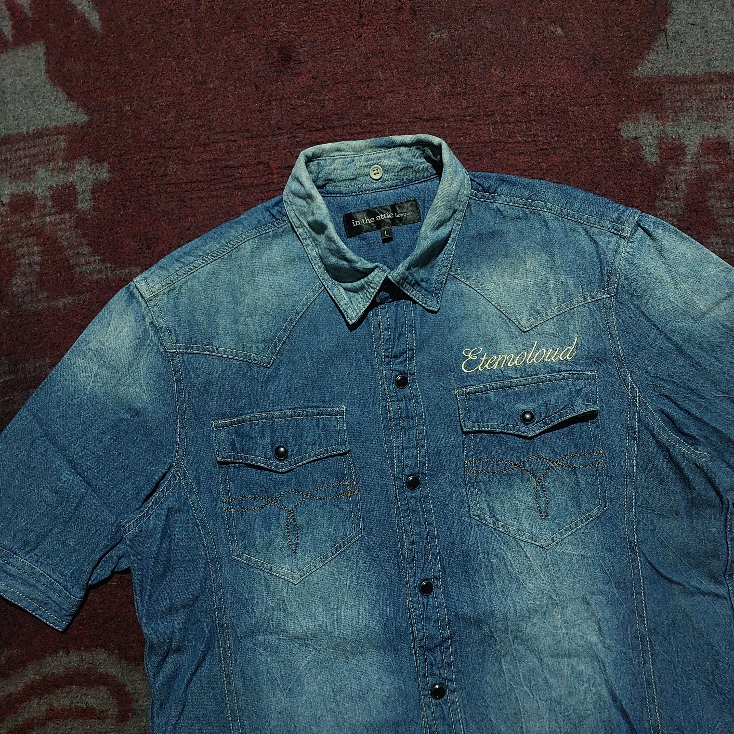 In The Attic In The Attic button up blue shirt Size US L / EU 52-54 / 3 - 2 Thumbnail