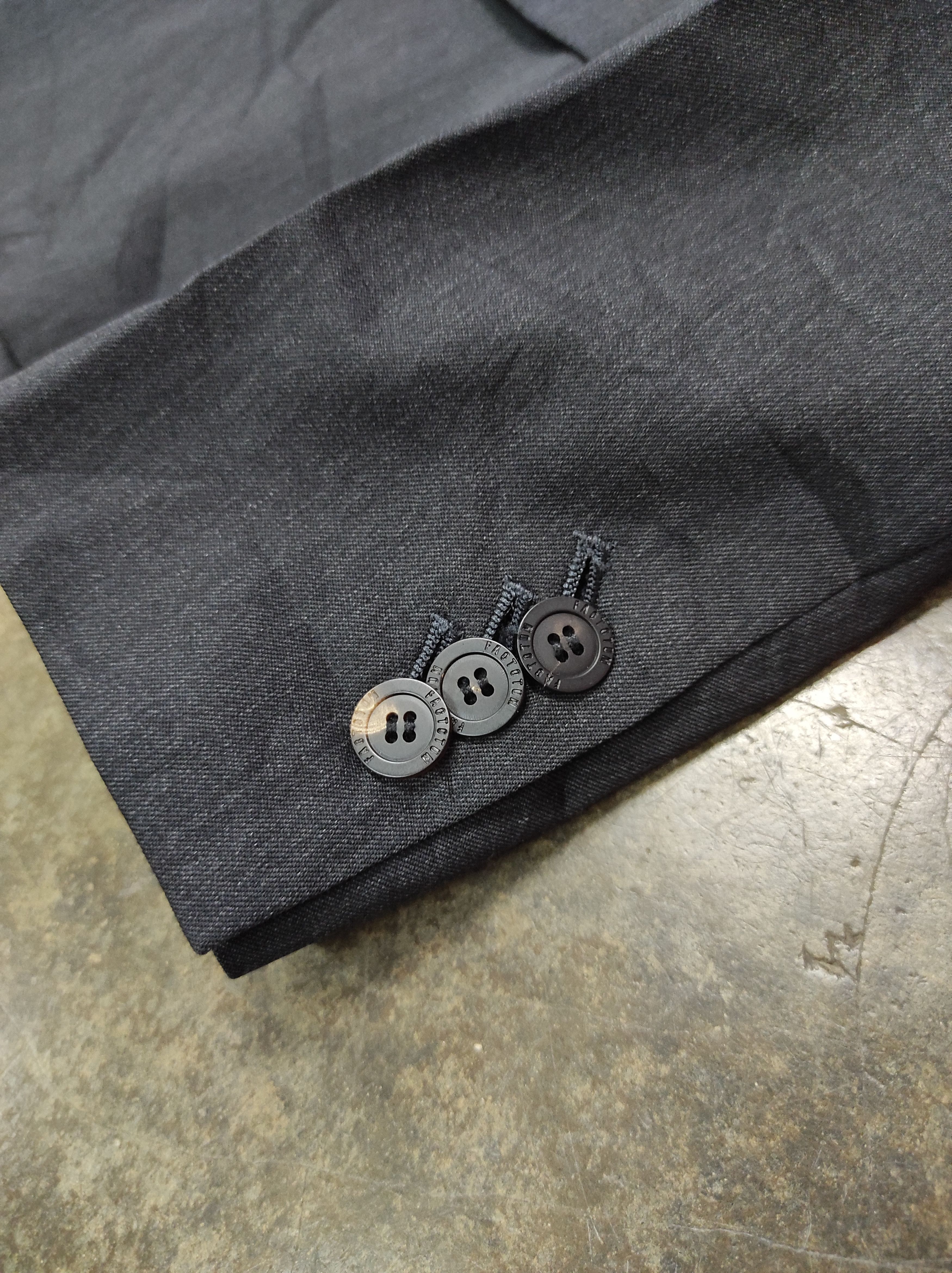 FACTOTUM × Japanese Brand FACTOTUM X SUPER 110% TASMANIA WOOL BLAZER JACKET Size 36R - 5 Thumbnail