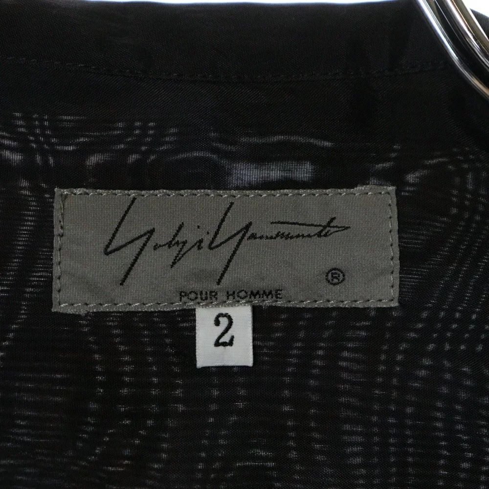 Yohji Yamamoto Yohji Yamamoto POUR HOMME//20AW Stand Blouse Size US M / EU 48-50 / 2 - 7 Thumbnail