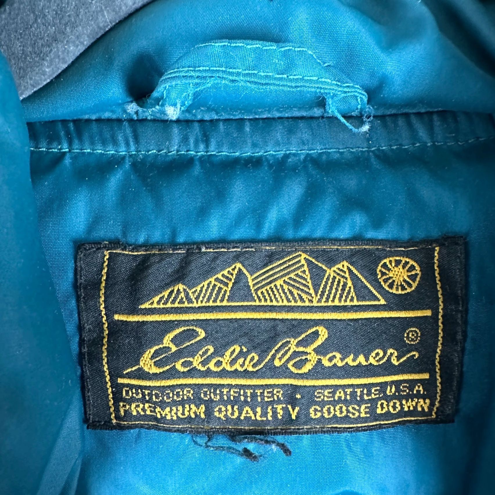Eddie Bauer VINTAGE Eddie Bauer Goose Down Vest Mens Large Blue Puffer USA Made Jacket Size US L / EU 52-54 / 3 - 4 Thumbnail