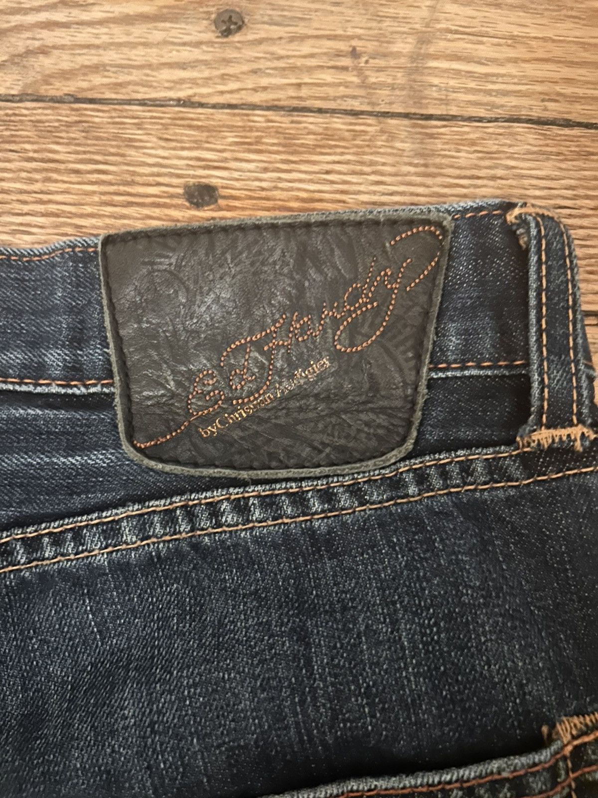Designer × Ed Hardy Incredibly baggy ed hardy jeans Size US 40 / EU 56 - 3 Thumbnail