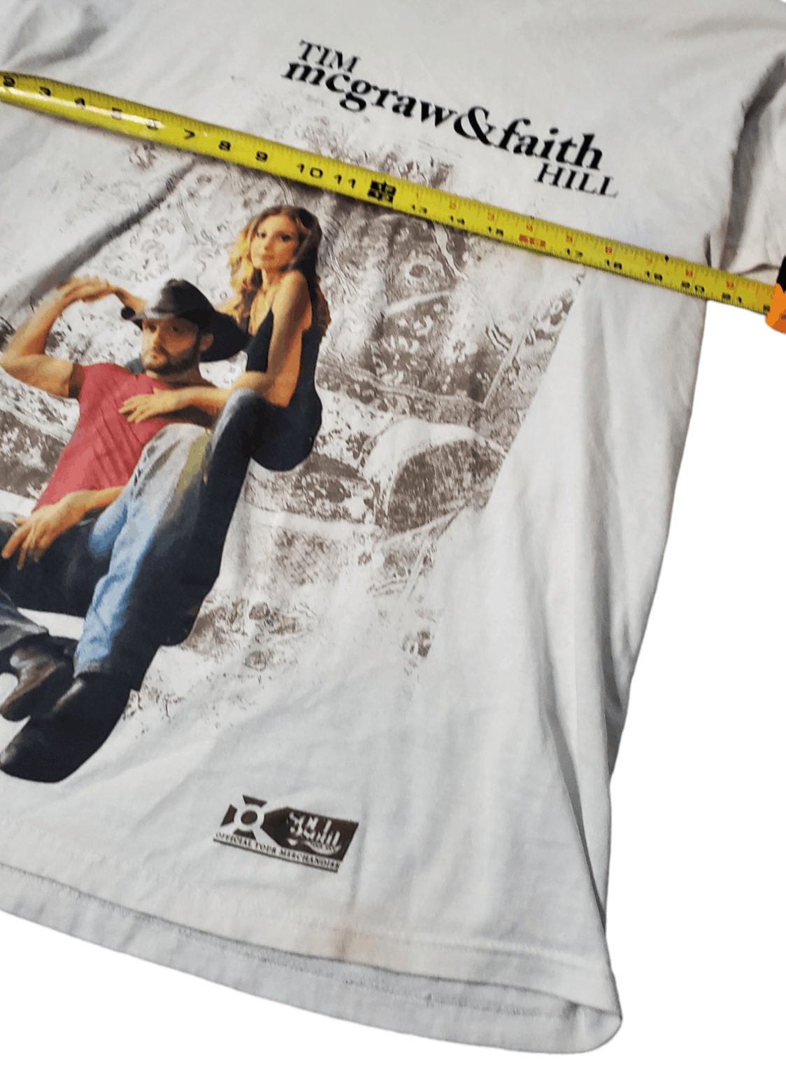 Vintage 2007 Tim McGraw & Faith Hill Tour T-Shirt Size US XL / EU 56 / 4 - 5 Thumbnail