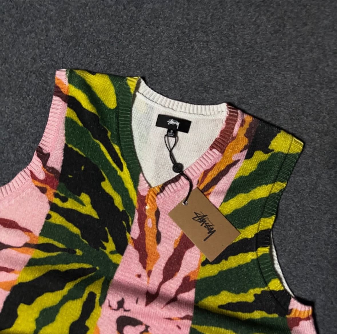 Stussy Stussy knit printed vest Size US S / EU 44-46 / 1 - 2 Thumbnail