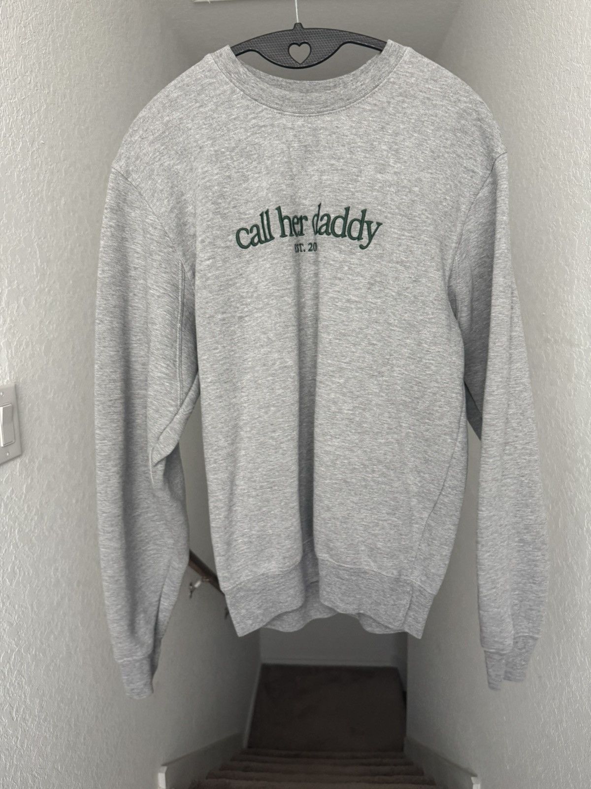 Sporty & Rich call her daddy 2018 heather barstool sports embroidered crew Size S / US 4 / IT 40 - 16 Thumbnail