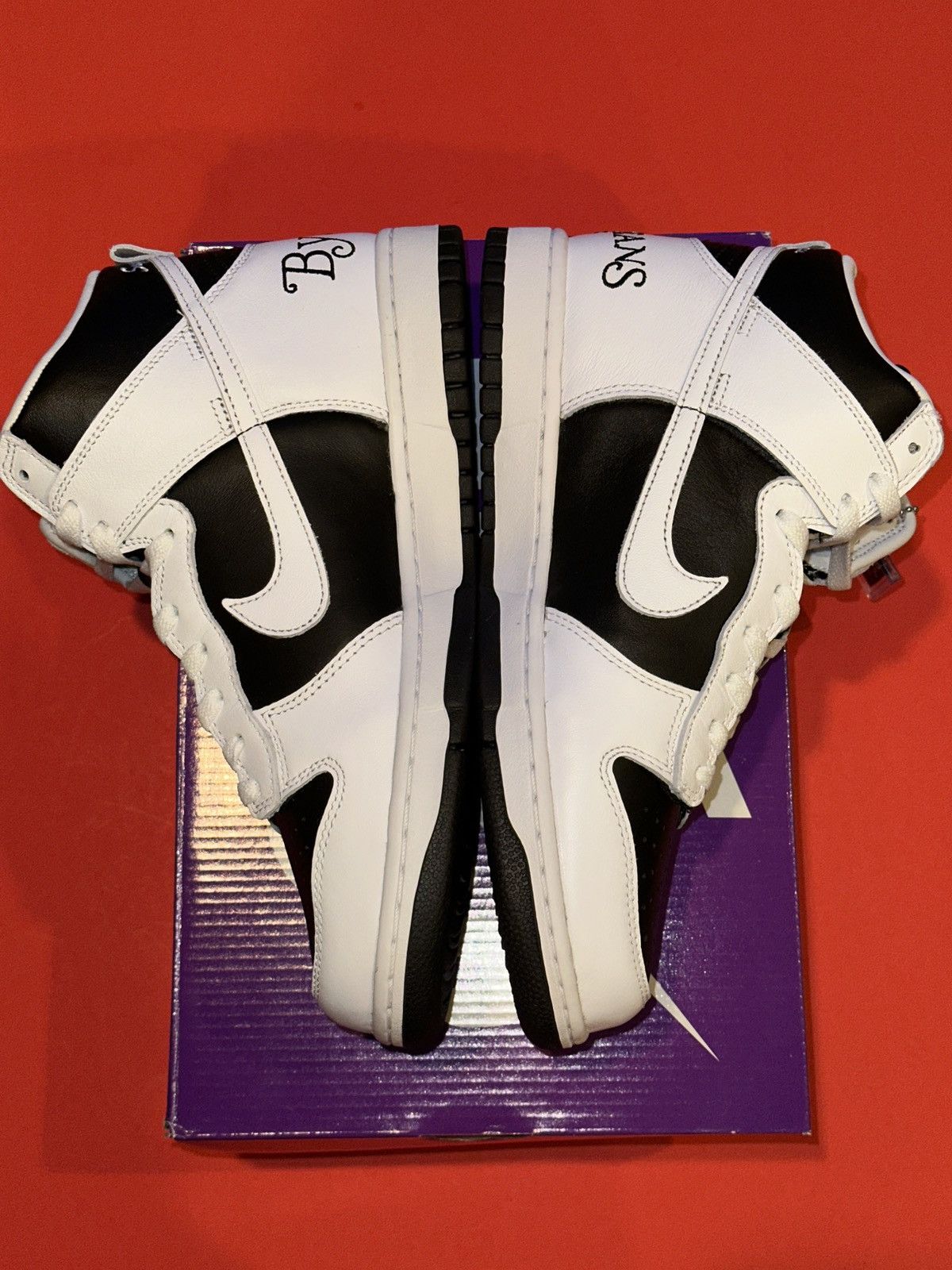 Nike SB Nike SB Dunk Highs Supreme NY By Any Means Storm Trooper Size US 9 / EU 42 - 2 Thumbnail