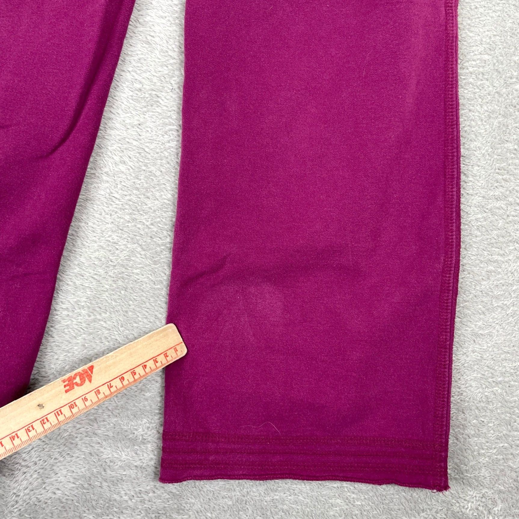 Vintage VINTAGE SO Sweatpants Womens M Wide-Leg Drawstring Lounge Pants Purple Y2K Vintage 2000s Women’s Wide-Leg Track Pants Size 24" / US 00 / IT 34 - 3 Thumbnail