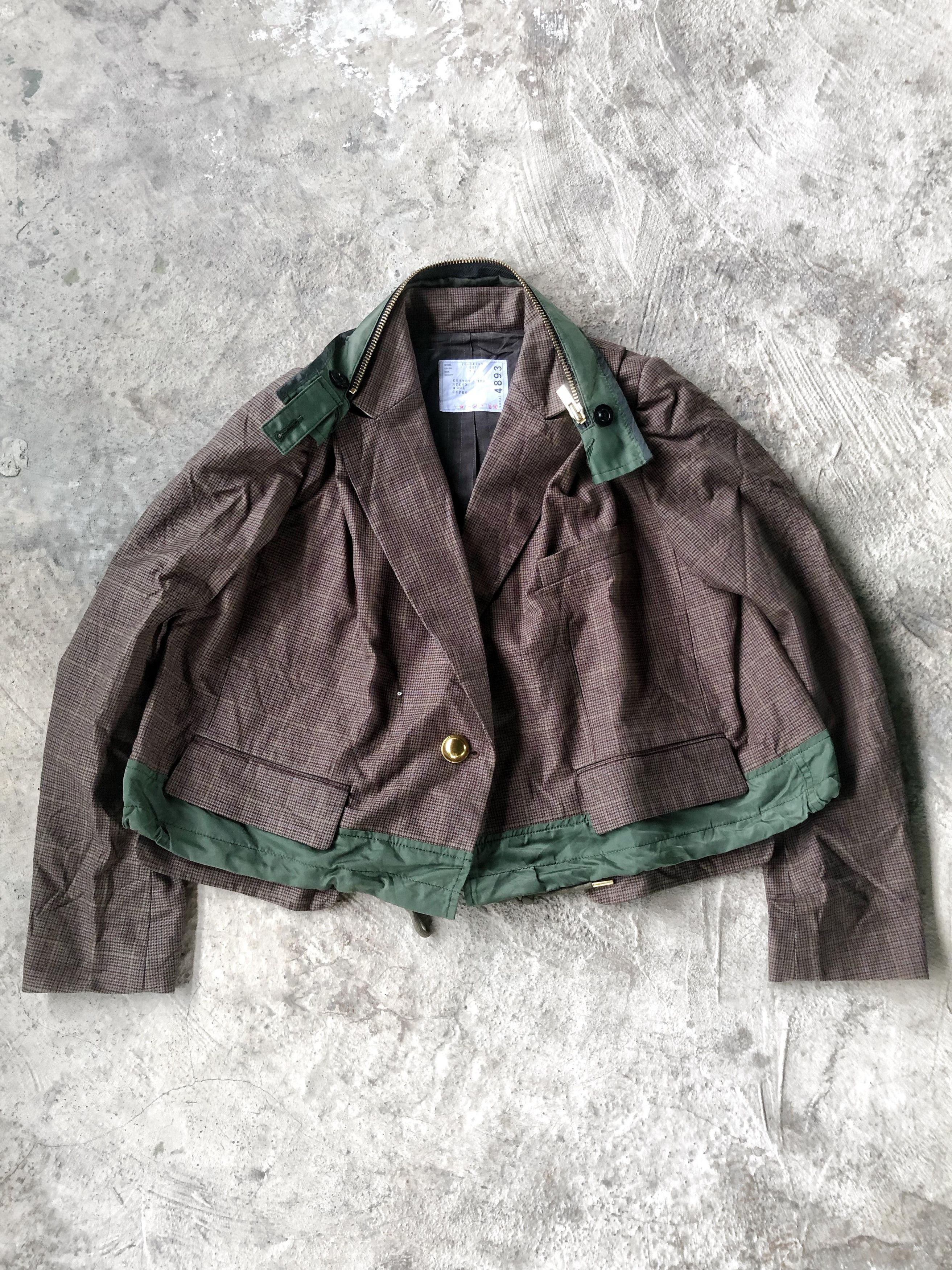 Sacai Sacai S/S 15 Reconstructed Terry cloth MA-1 Bomber | Grailed