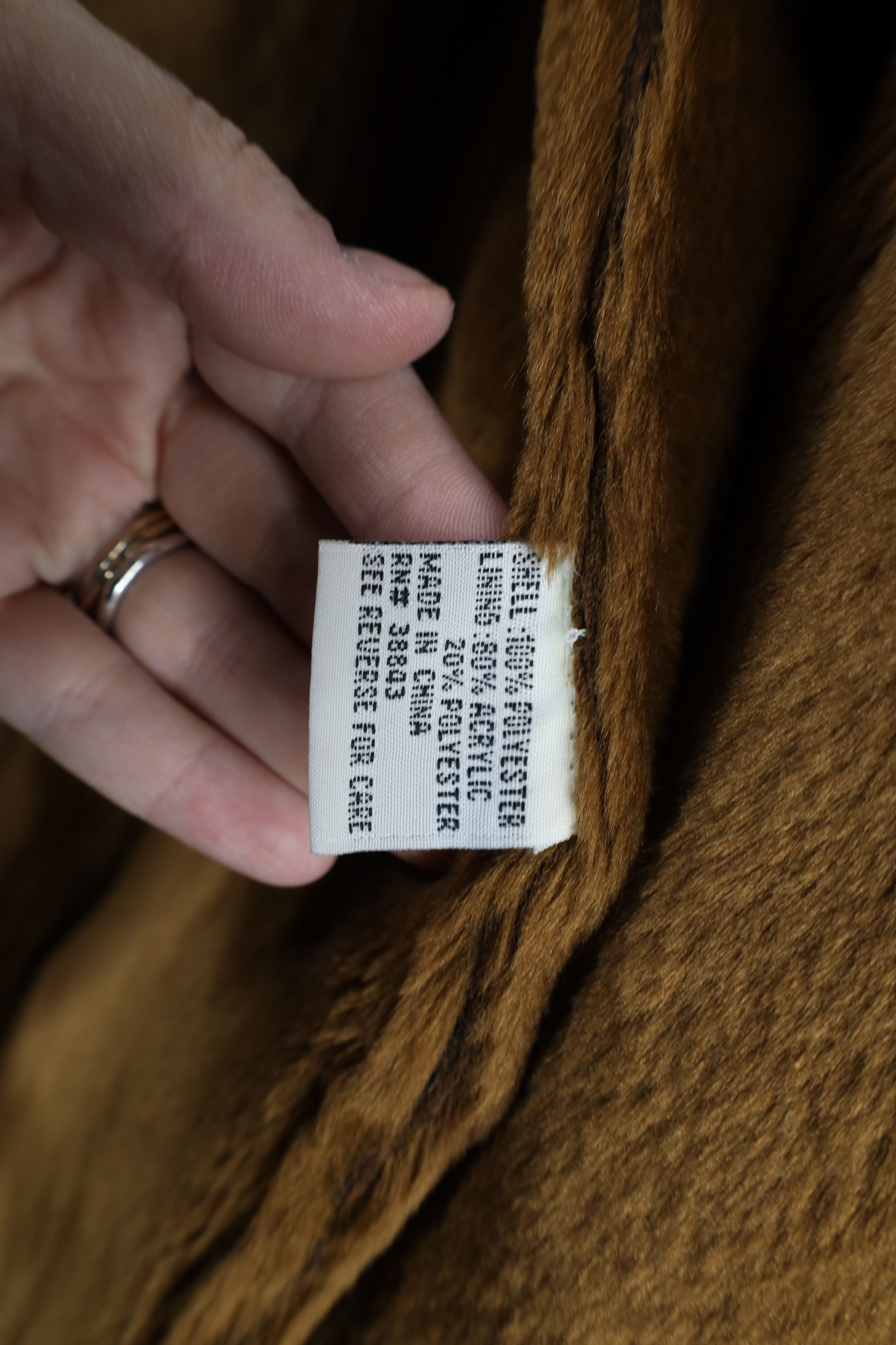Vintage Vintage 90s Streetwear Plush Pennylane Coat Jacket Brown Size XL / US 12-14 / IT 48-50 - 12 Thumbnail