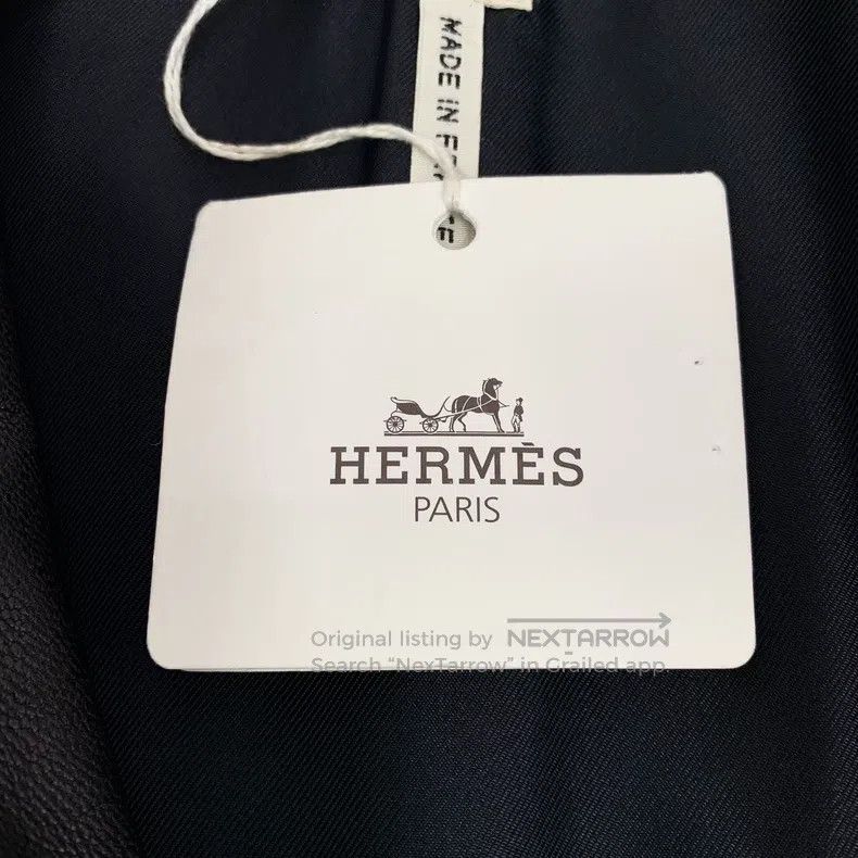 Hermes Hermes Black Leather Zip-Up Sleeveless Belted Dress Size XS / US 0-2 / IT 36-38 - 7 Thumbnail