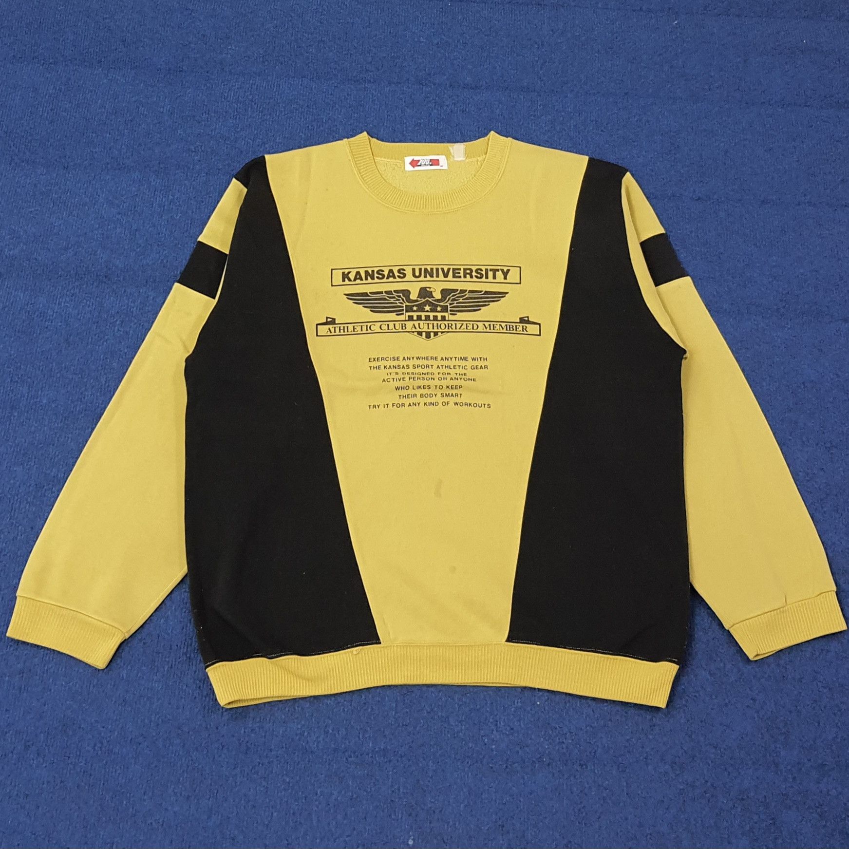Vintage Vintage Kansas University Sweatshirt C266N4 Size US M / EU 48-50 / 2 - 1 Thumbnail
