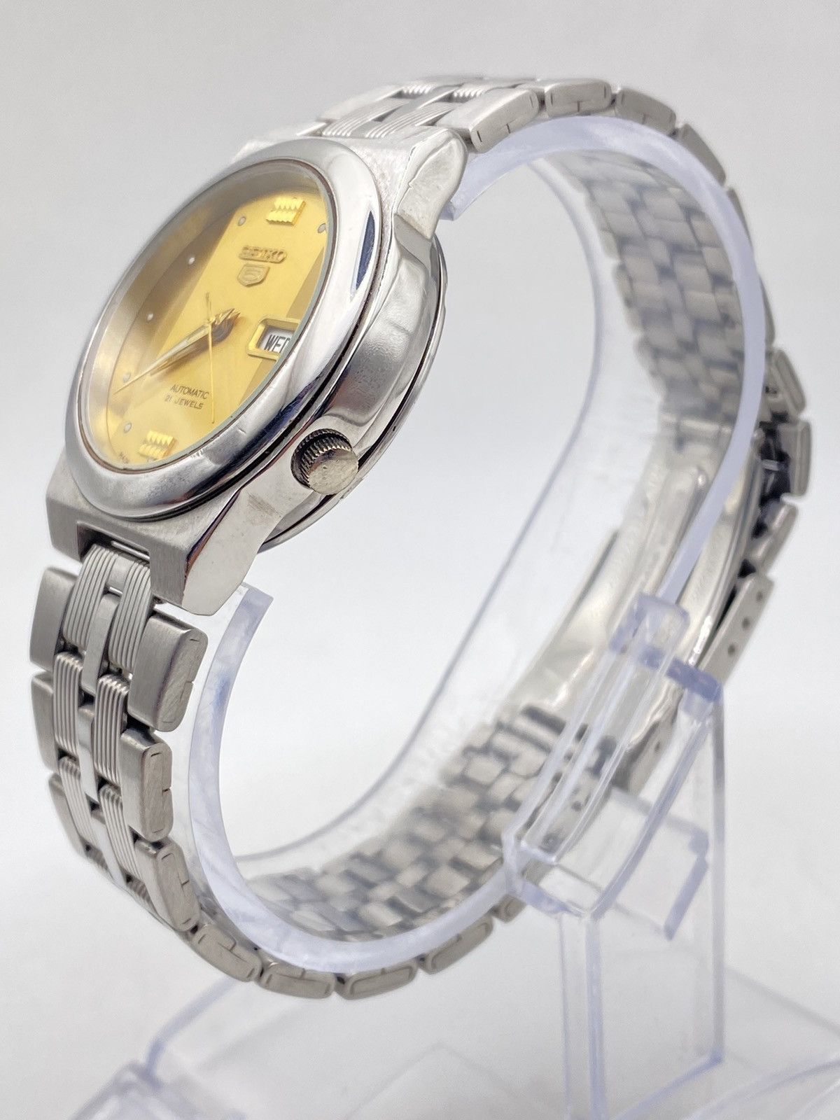 Seiko Seiko 5 Automatic 7S26 Vintage Wristwatch Size 34 - 4 Thumbnail