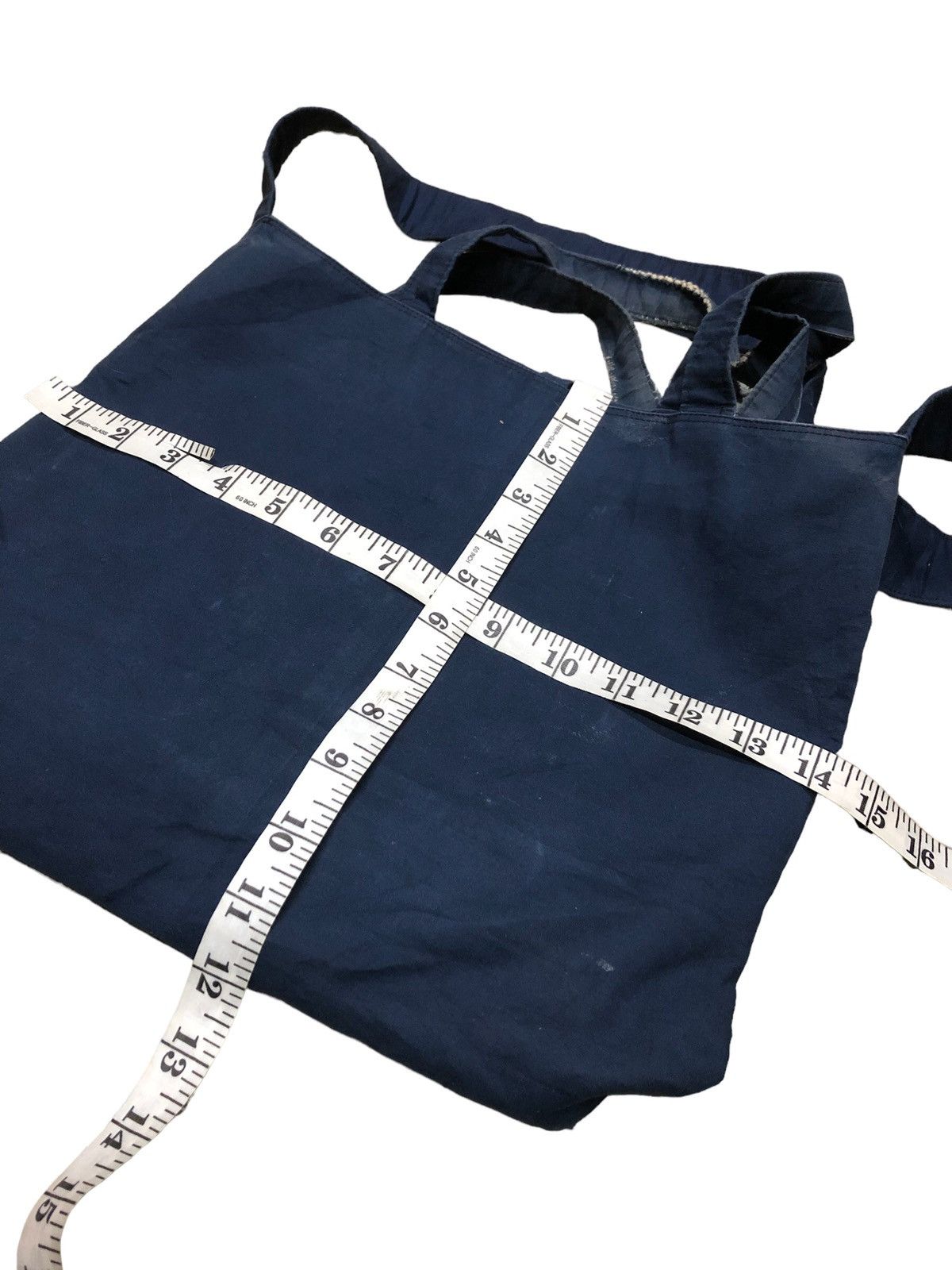 Japanese Brand FADED BLUE SASHIKO SLING/TOTE BAG Size ONE SIZE - 8 Thumbnail