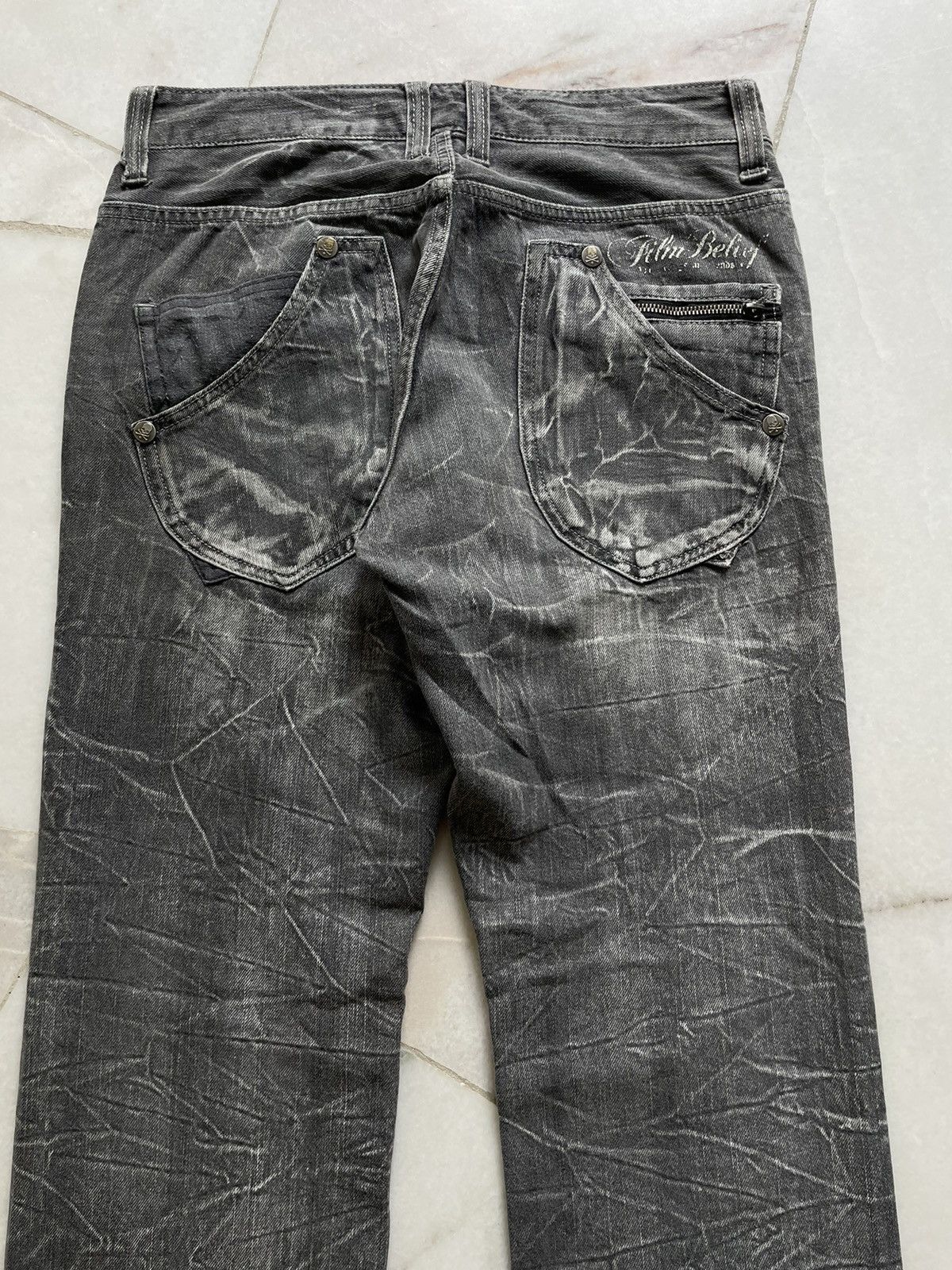 Hysteric Glamour Vintage Japanese Brand Skull Bones Jeans Size US 30 / EU 46 - 5 Thumbnail