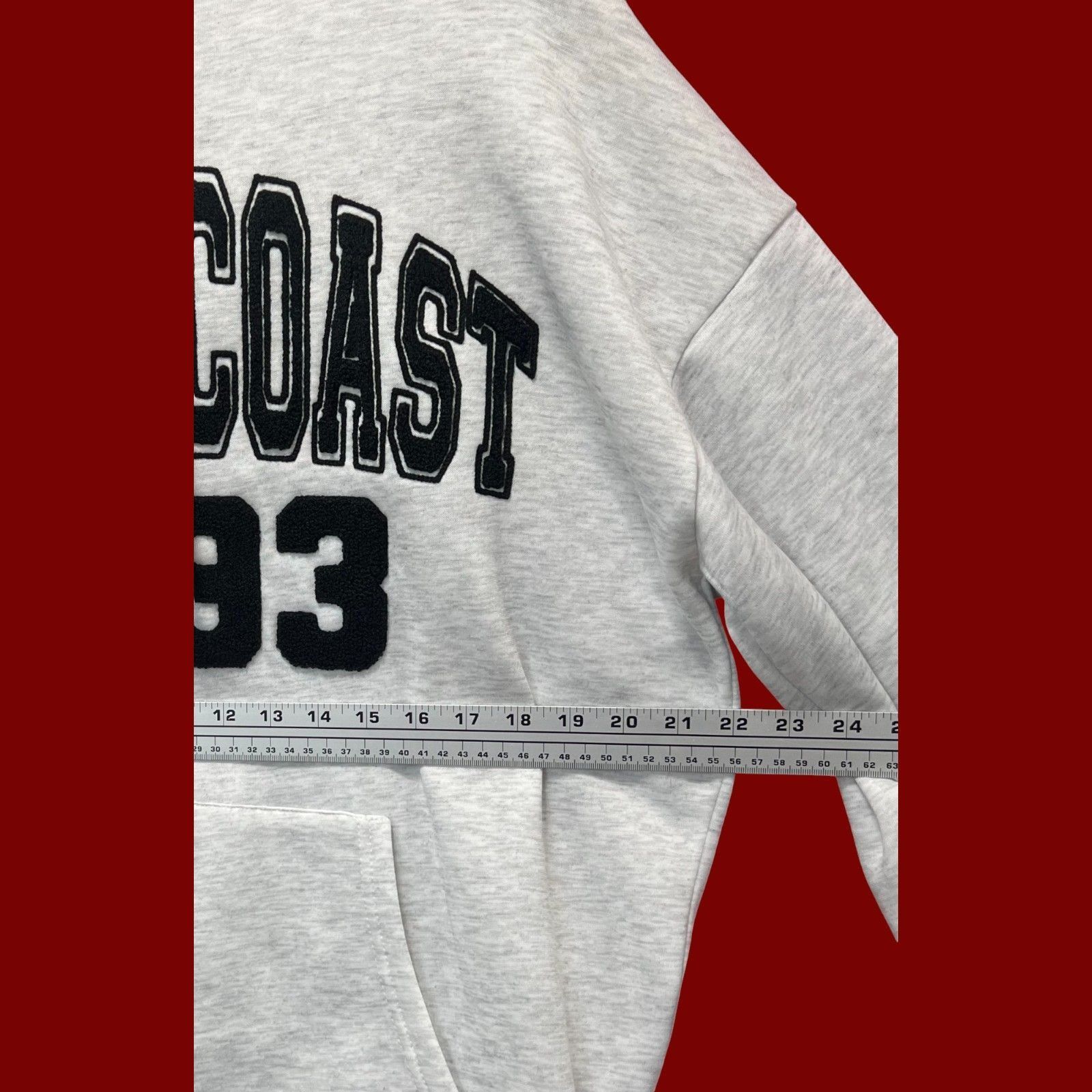 rue21 Rue 21 - Men's Long Sleeve Hooded Sweatshirt - Gray - Small Size US S / EU 44-46 / 1 - 3 Thumbnail