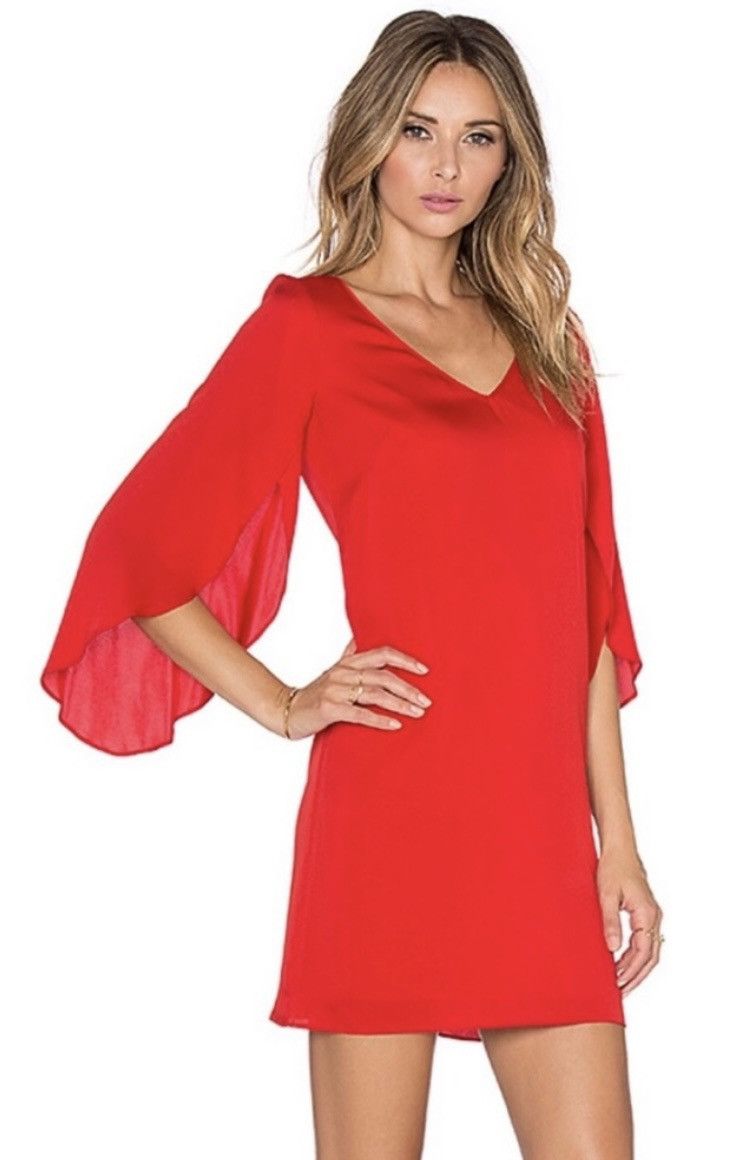 MILLY Milly Butterfly Sleeve Stretch Silk Dress Size 6 Size M / US 6-8 / IT 42-44 - 8 Thumbnail