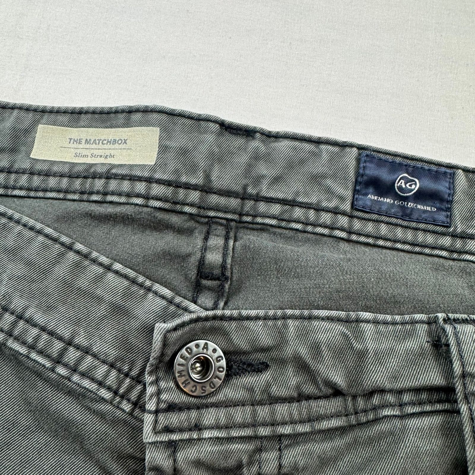 AG Adriano Goldschmied AG Adriano Goldschmied Matchbox Slim Straight Jeans 38x33 Size US 38 / EU 54 - 5 Thumbnail