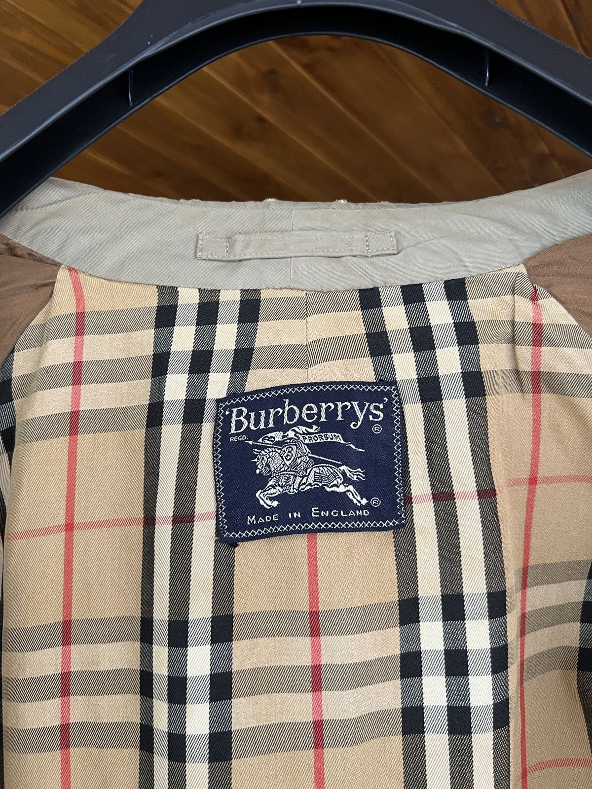 Burberry Vintage Burberry Long Raincoat Size US L / EU 52-54 / 3 - 5 Thumbnail