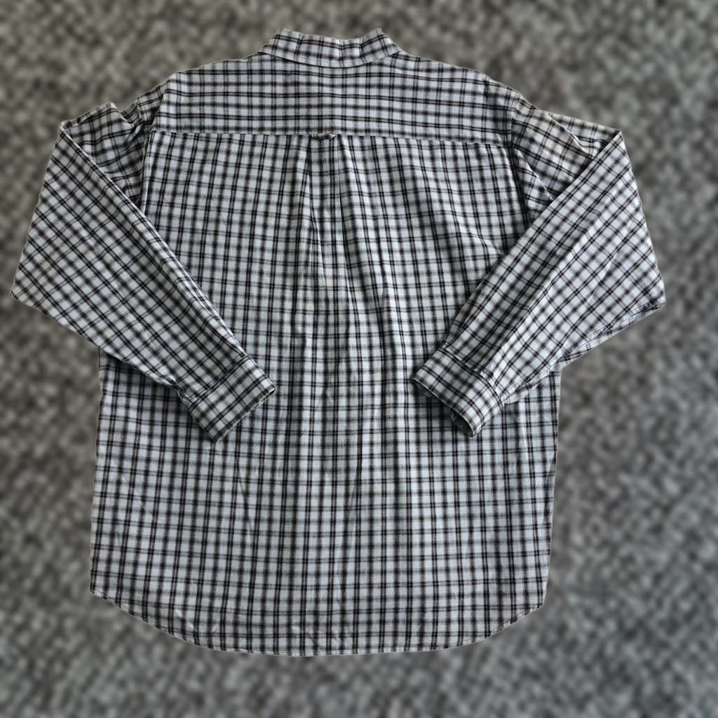 J.Crew J. CREW Shirt Long Sleeve Button Down Plaid Blue/Gray Mens Large Regular Shirt Size US L / EU 52-54 / 3 - 1 Thumbnail