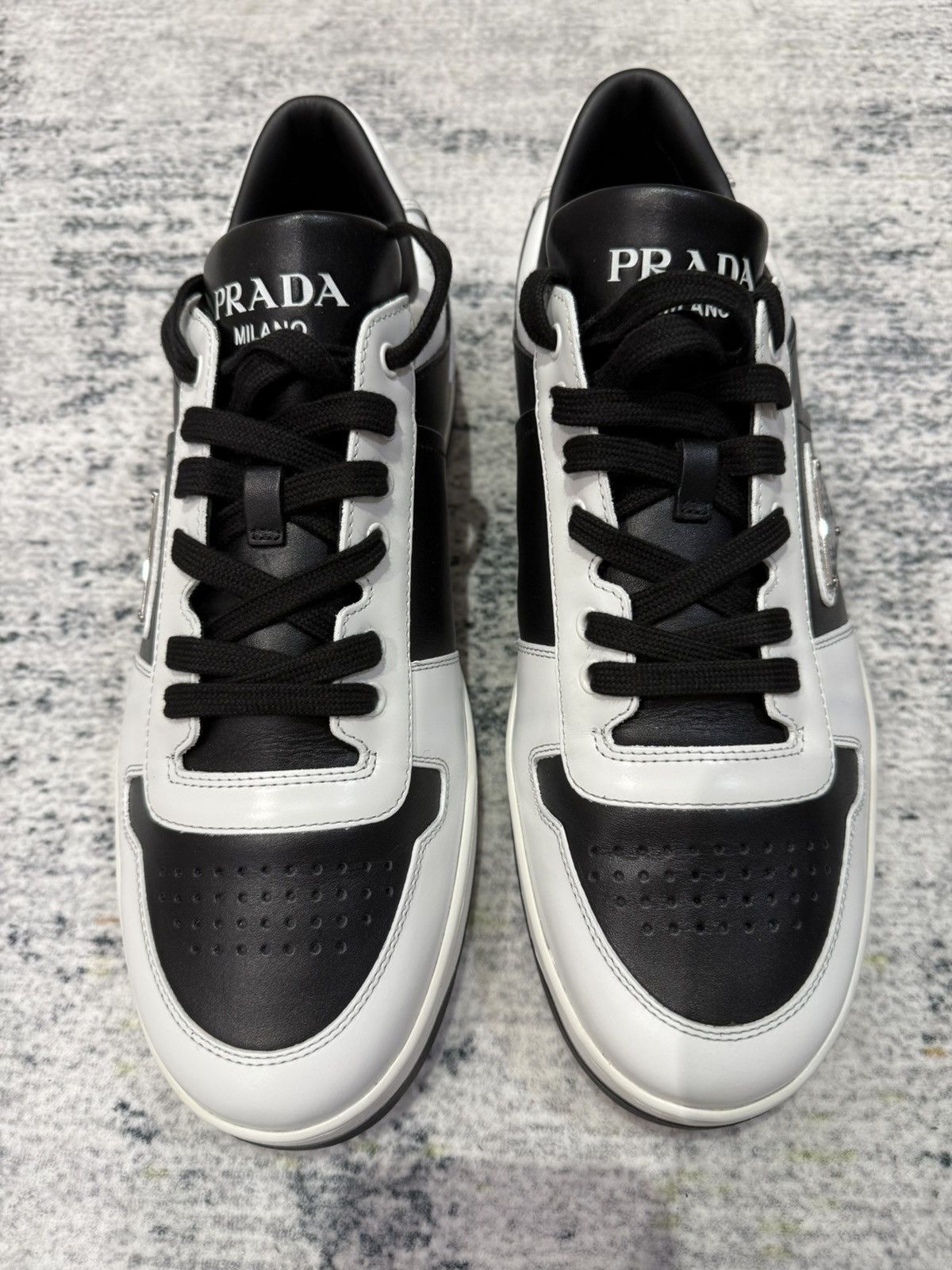 Prada Prada low top leather sneakers Size US 9 / EU 42 - 2 Thumbnail