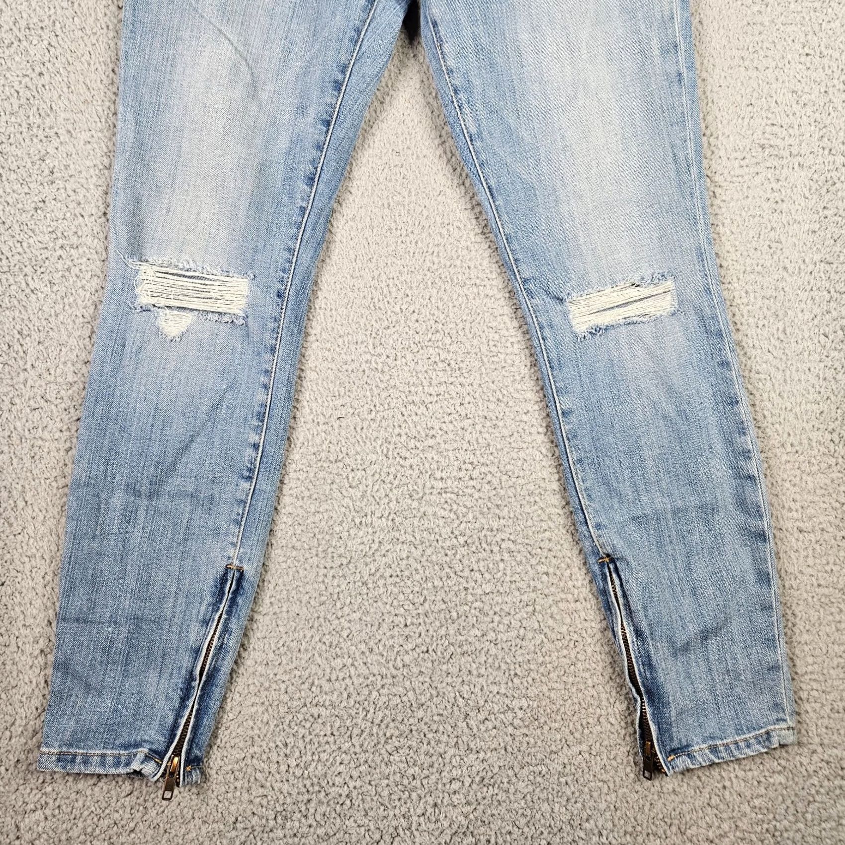 Vintage Current Elliott Jeans Women’s The Silverlake Zip Five Pockets Casual Size 28 Blue Regular 28 Denim Pants Size 28" / US 6 / IT 42 - 2 Thumbnail