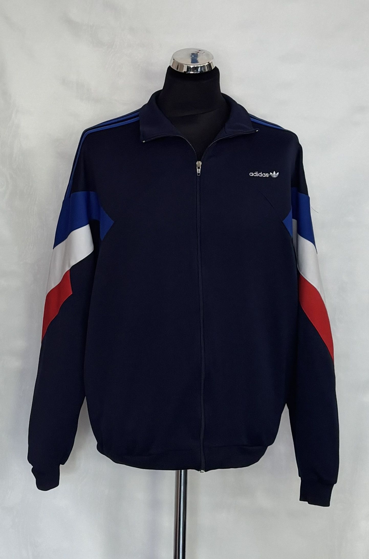 Adidas Adidas Originals France vintage 90s zip sweatshirt size. XL Size US XL / EU 56 / 4 - 1 Thumbnail