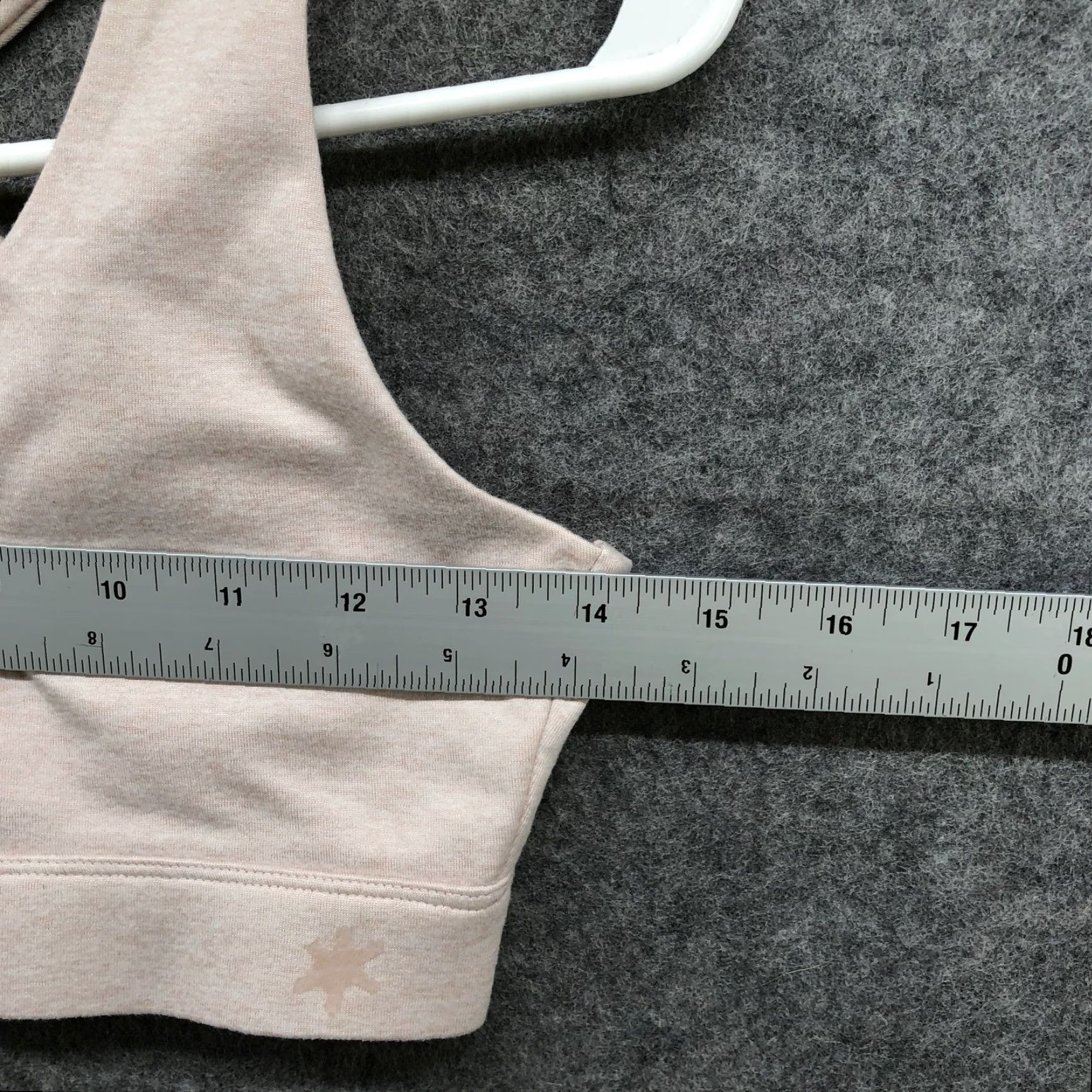 Splendid Splendid Sports Bra Womens S Zip Front Crossback Padded Pink Blush Size ONE SIZE - 6 Thumbnail