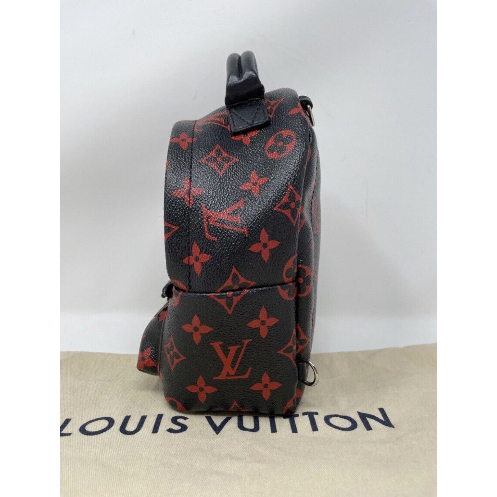 Louis Vuitton Louis Vuitton Mini Palm Springs Infrarouge Red LV’s Limited Size ONE SIZE - 5 Thumbnail