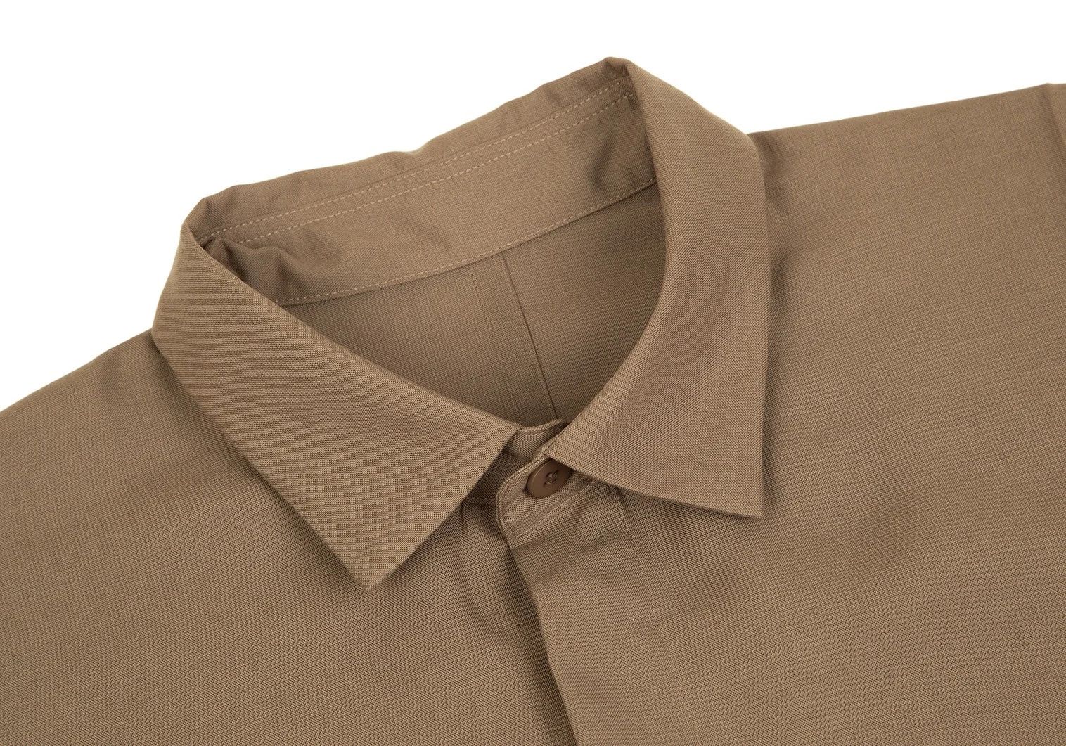 Issey Miyake Front-Button Dolman Shirt in Brown, Size 4 Size US XL / EU 56 / 4 - 3 Thumbnail