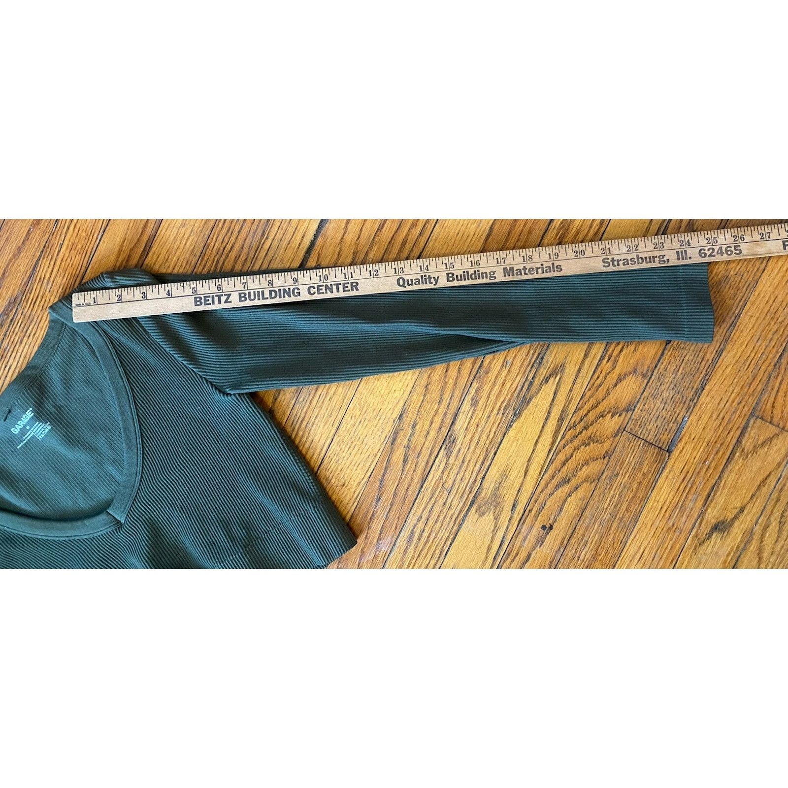 Garage Garage Top Women’s Trending Crop Top Large Olive Green Size L / US 10 / IT 46 - 6 Thumbnail