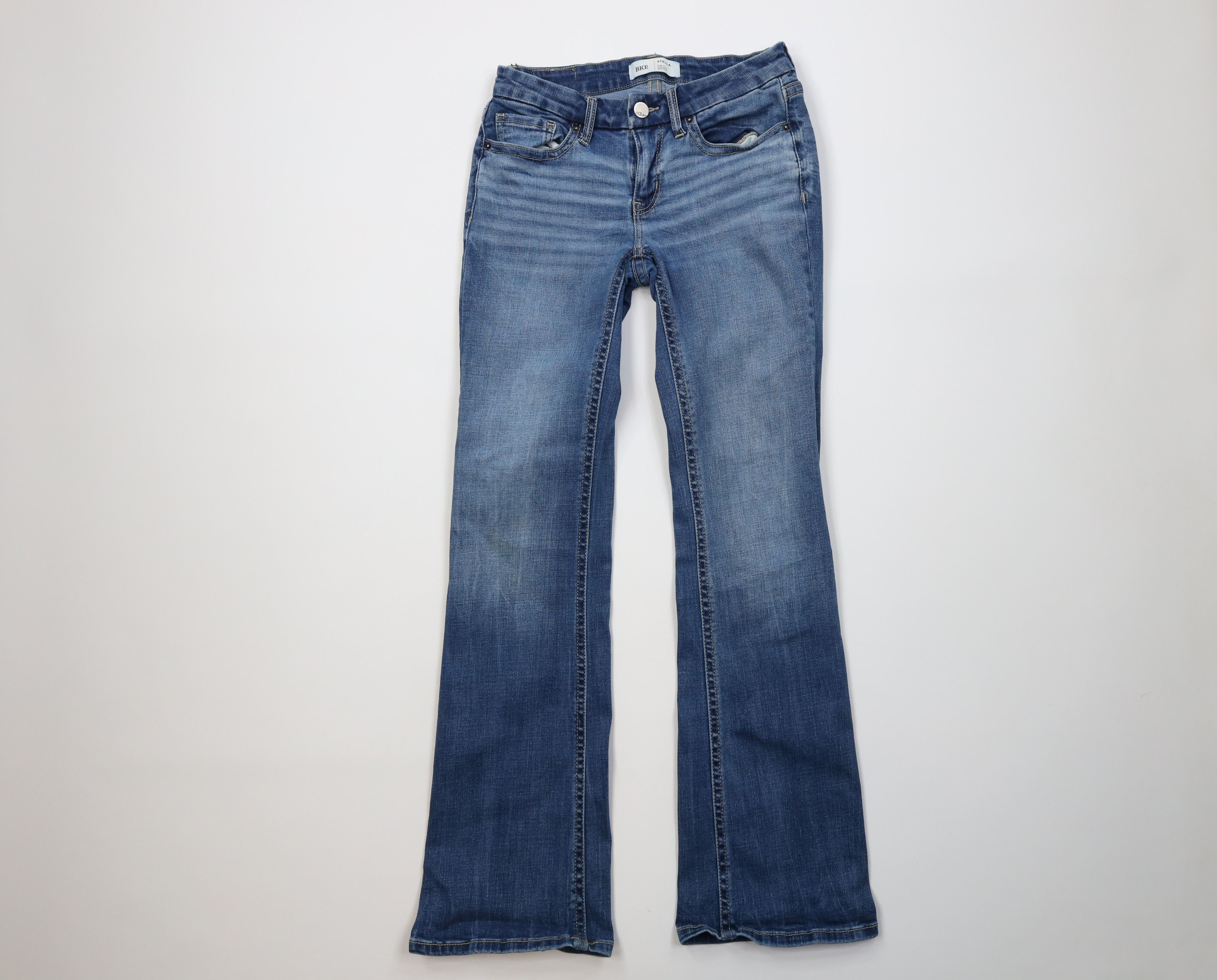 Vintage Buckle BKE Stitch Stretch Stella Slim Fit Bootcut Jeans Size 26" / US 2 / IT 38 - 1 Thumbnail