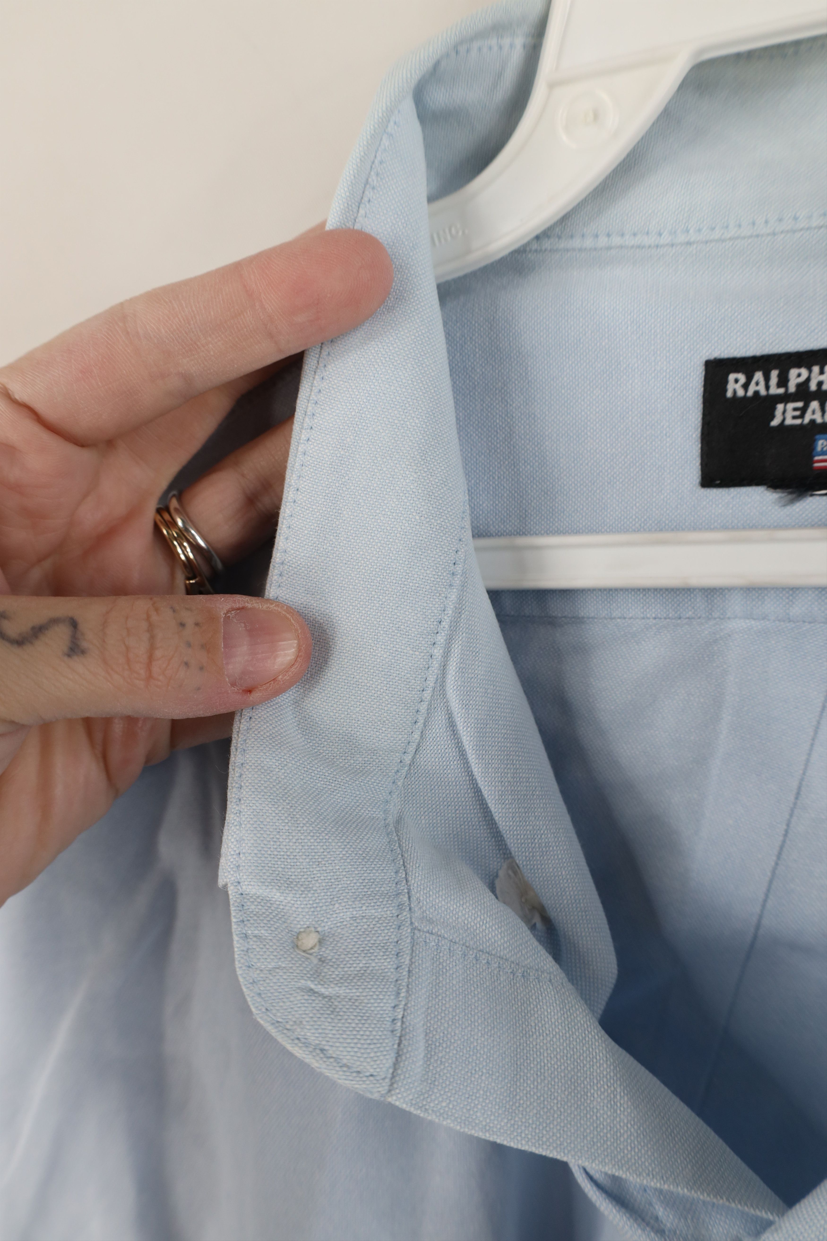 Ralph Lauren Vintage 90s Ralph Lauren USA Flag Oxford Button Down Shirt Size US XXL / EU 58 / 5 - 11 Thumbnail